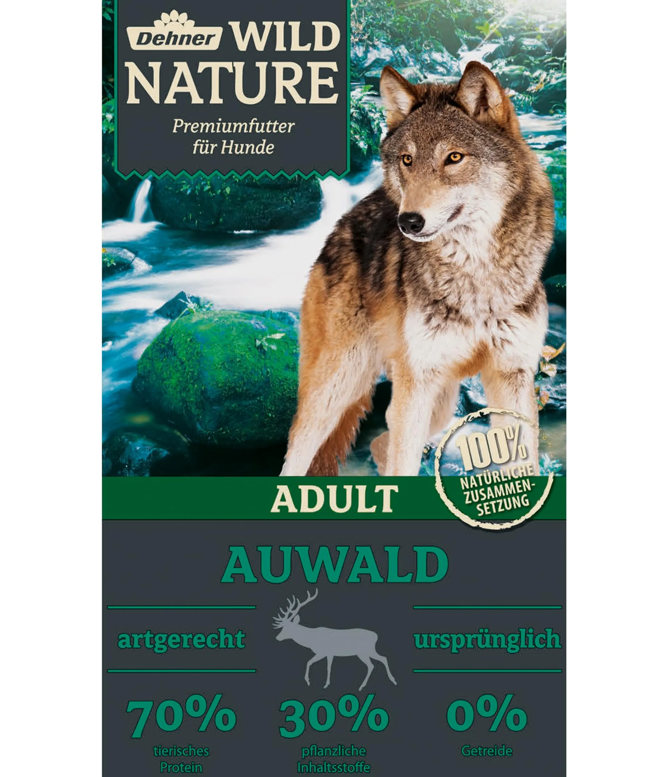 Dehner - Mangime Secco per Cani Adulti “Wild Nature”, Versione Auwald - immagine 3