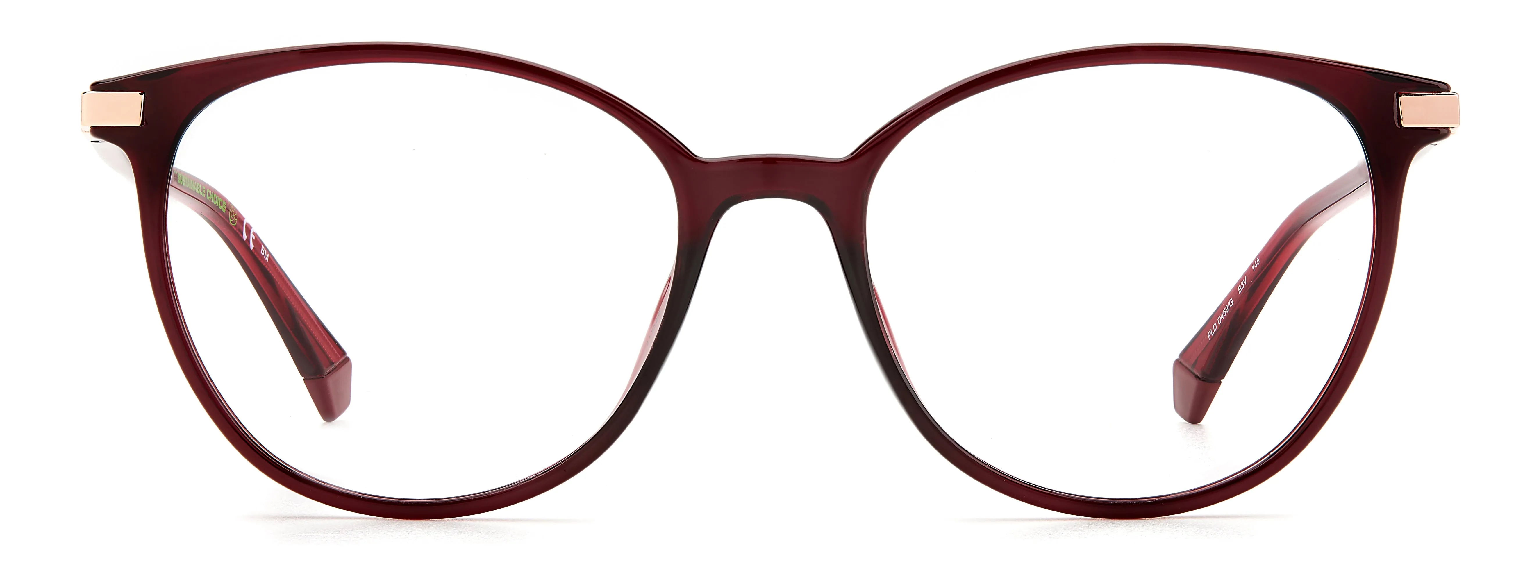 Polaroid PLD D459/G B3V Montature da vista Plastica Viola Cat Eye - immagine 2