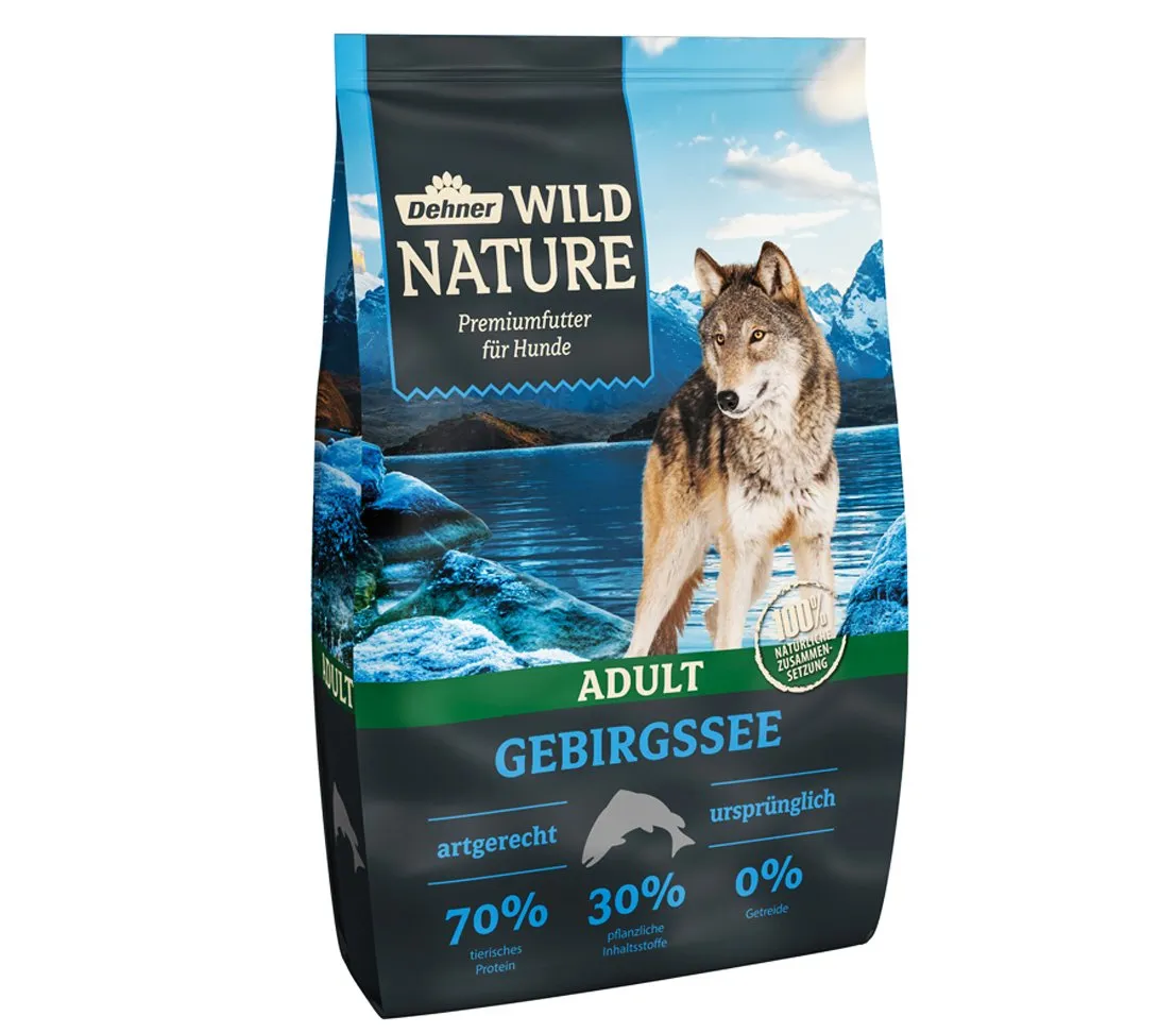 Dehner, Wild Nature, Gebirgssee, Mangime Secco per Cani Adulti - immagine 1