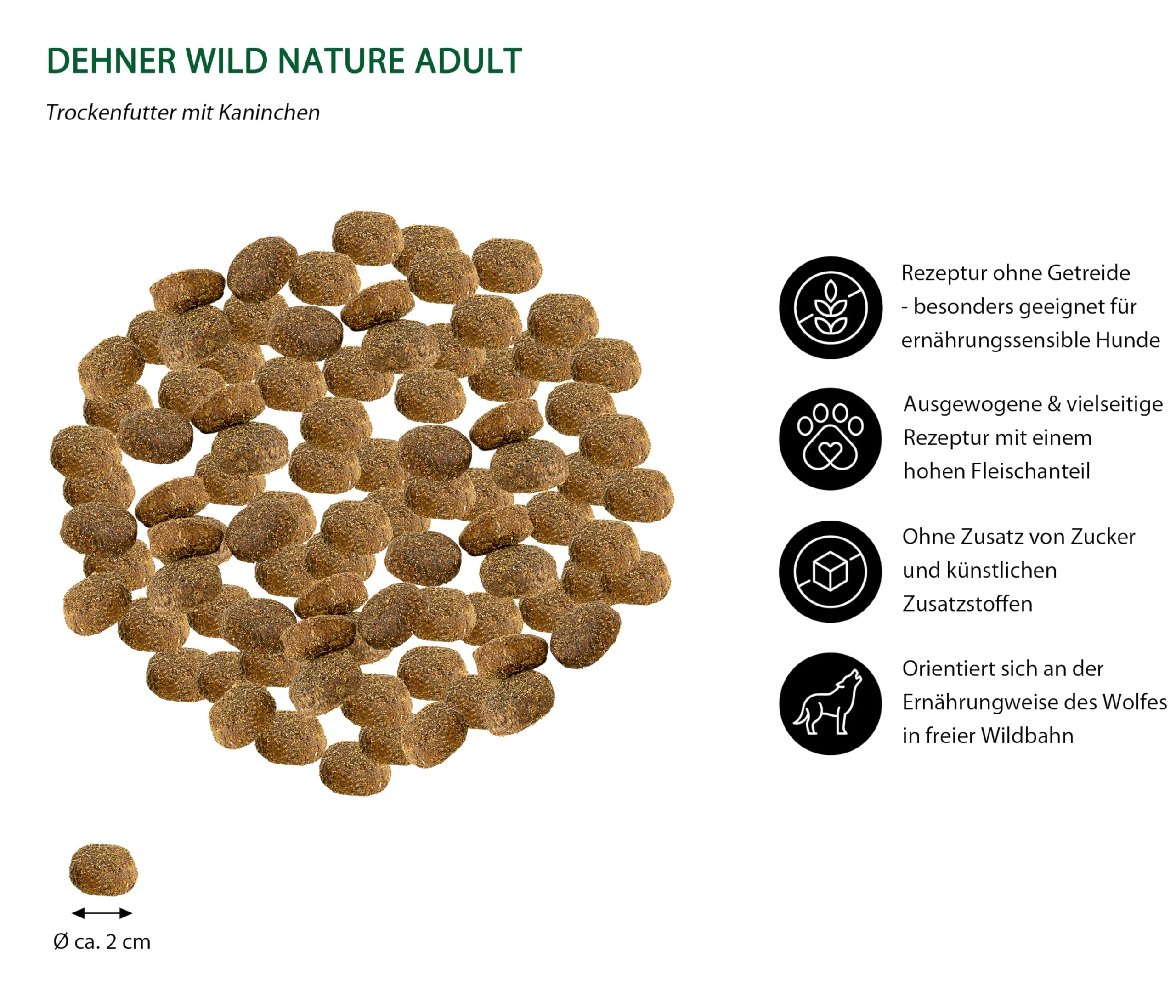 Dehner Wild Nature cibo secco per cani Adulto, Heidetal - immagine 3