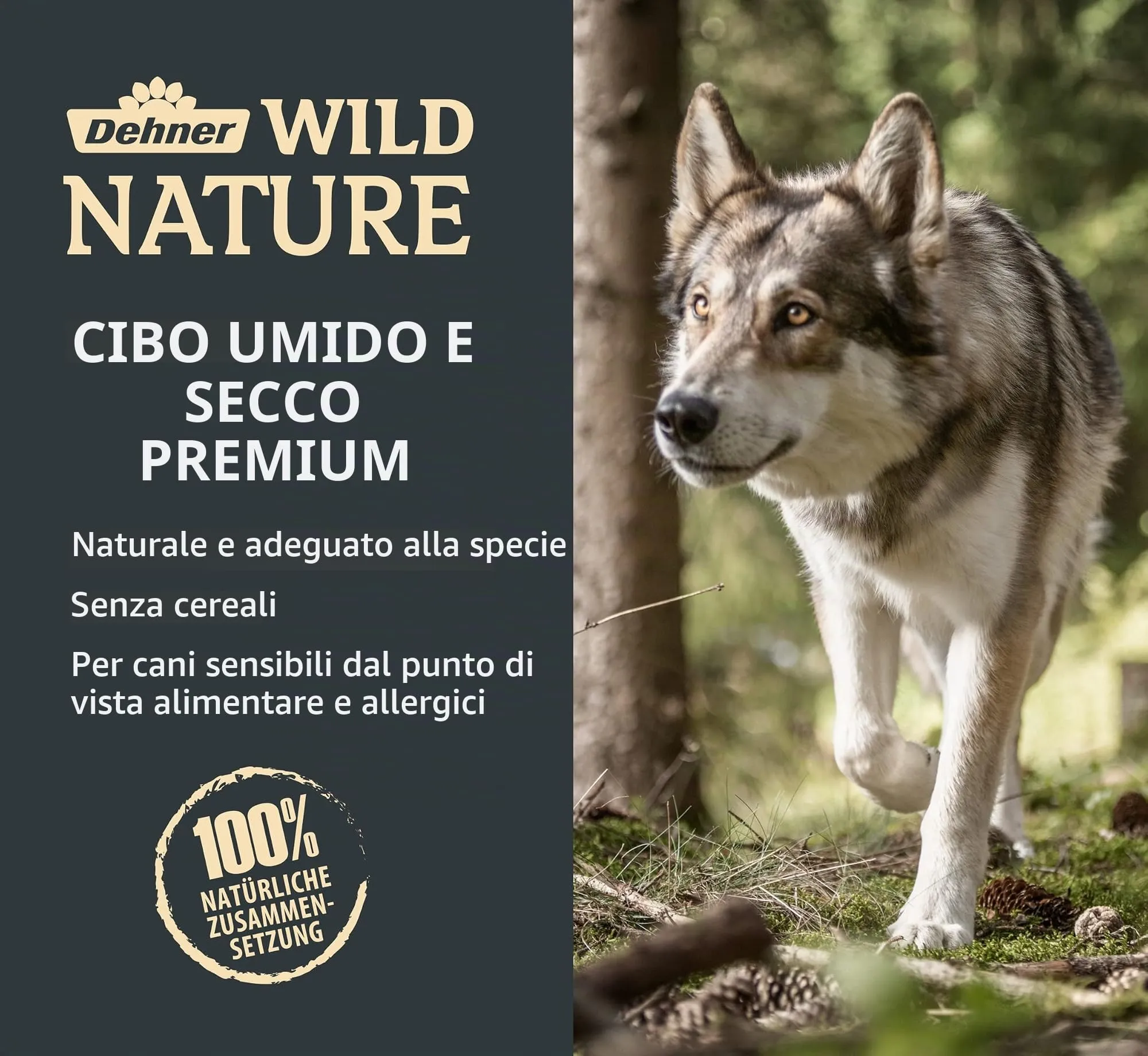 Dehner Wild Nature Cani crocchette sotto Legno Adult, Cinghiale - immagine 9