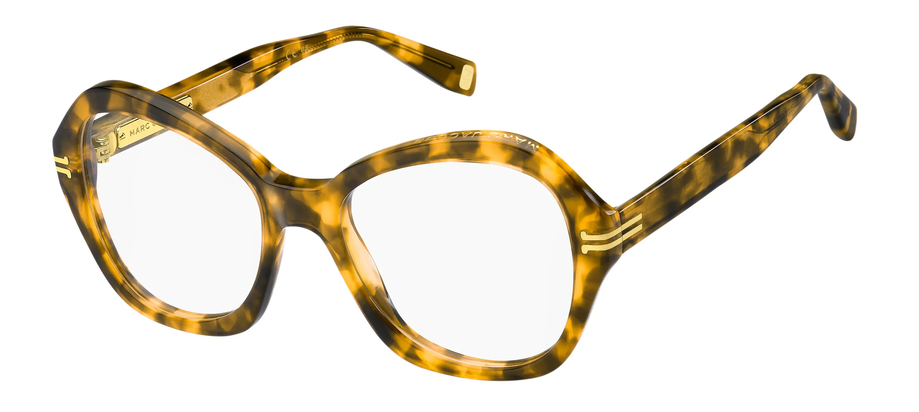 Marc Jacobs MJ 1053 A84 Montature da vista Acetato Havana/Giallo Cat Eye - immagine 1