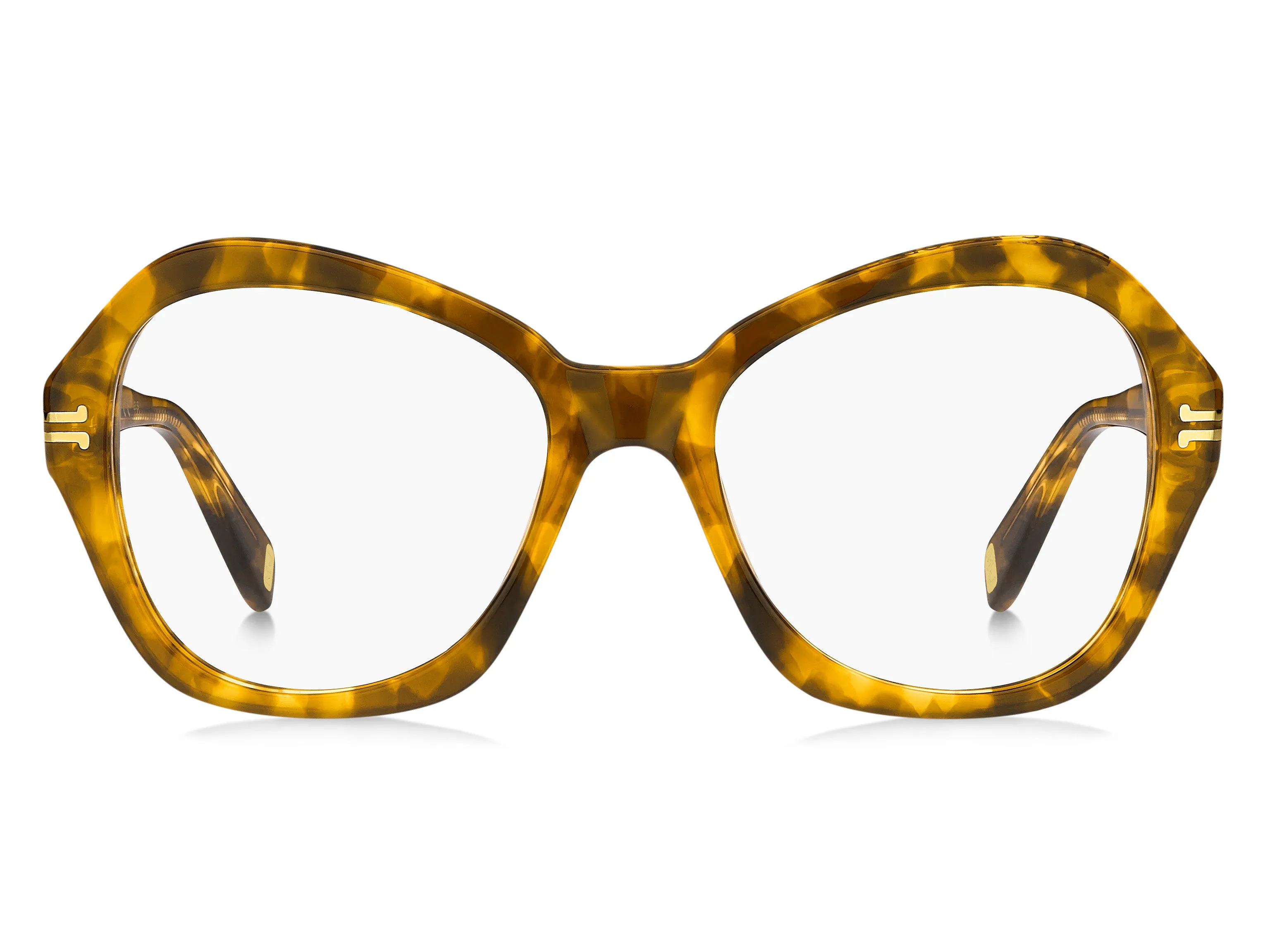 Marc Jacobs MJ 1053 A84 Montature da vista Acetato Havana/Giallo Cat Eye - immagine 2