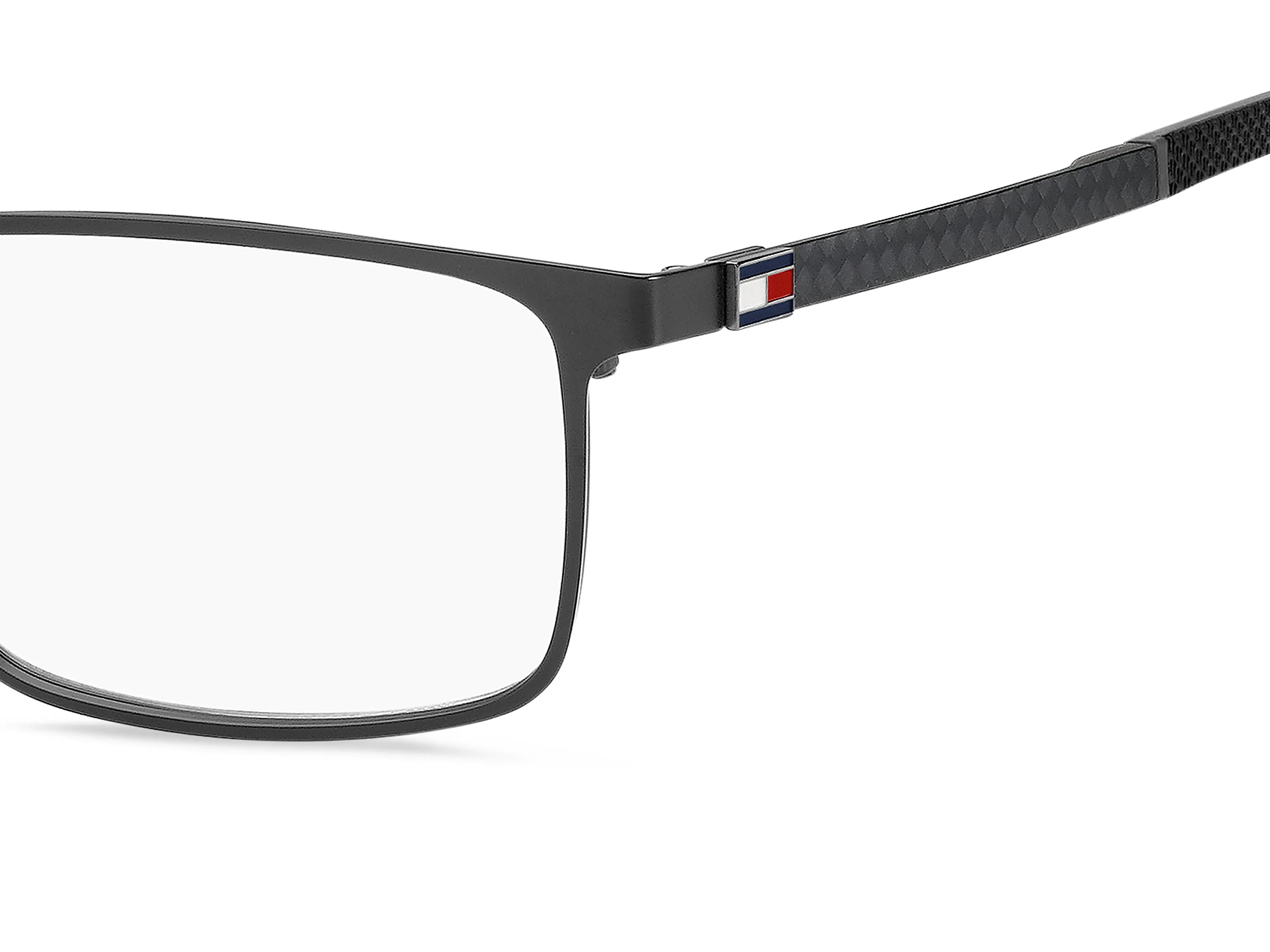 Tommy Hilfiger TH 1918 003 Montature da vista Acciaio Nero-opaco Squadrata - immagine 3