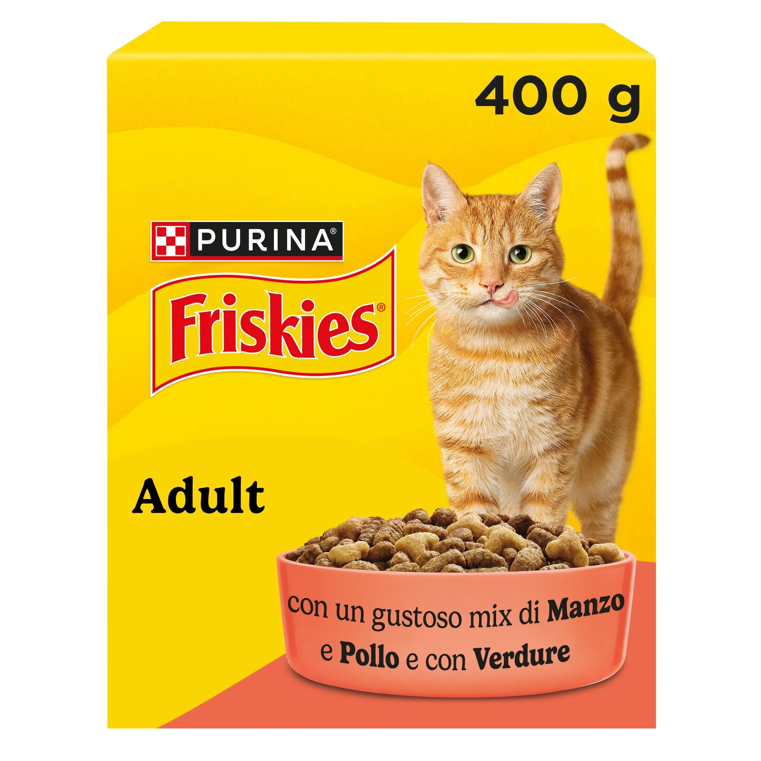 Purina Friskies Adult con un gustoso mix di Manzo e Pollo e con Verdure in 20 Confezioni da 400g - immagine 3