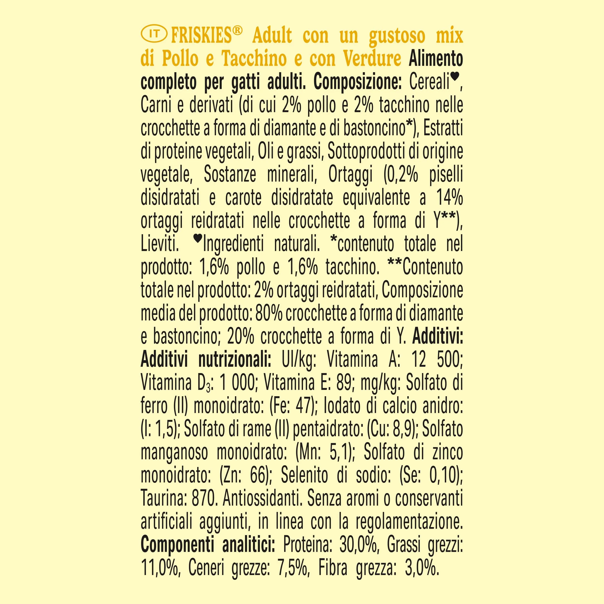 PURINA FRISKIES Promises Crocchette per Gatti Adulti con Pollo, Tacchino e Verdure 20 Sacchi da 400g - immagine 8