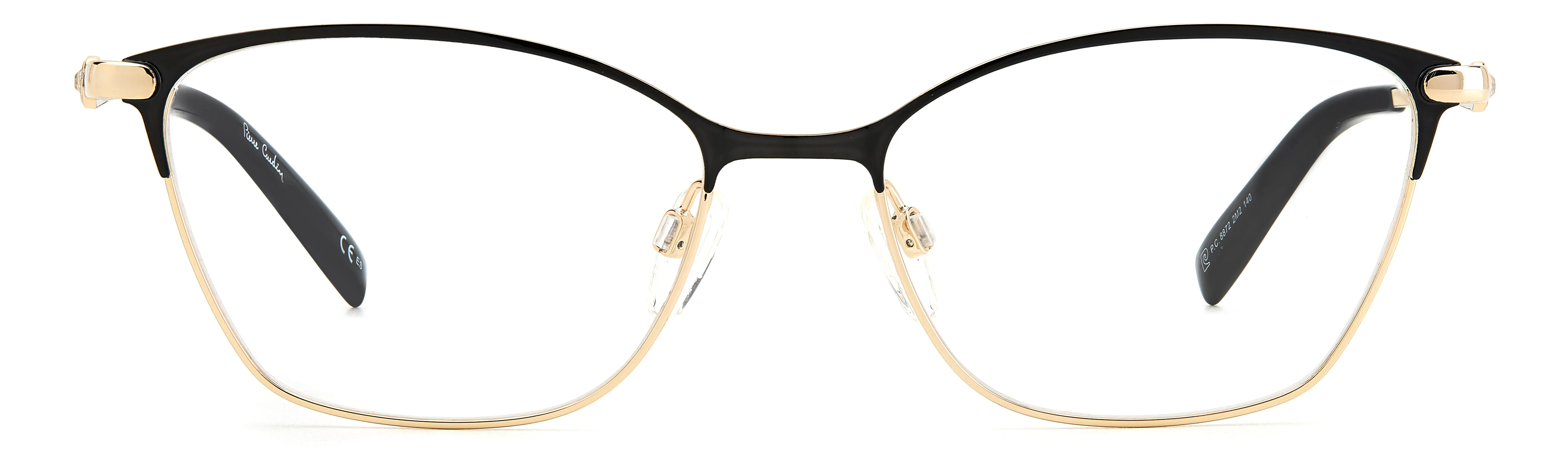 Pierre Cardin P.C. 8872 2M2 Montature da vista Acciaio Nero/Oro Cat Eye - immagine 2