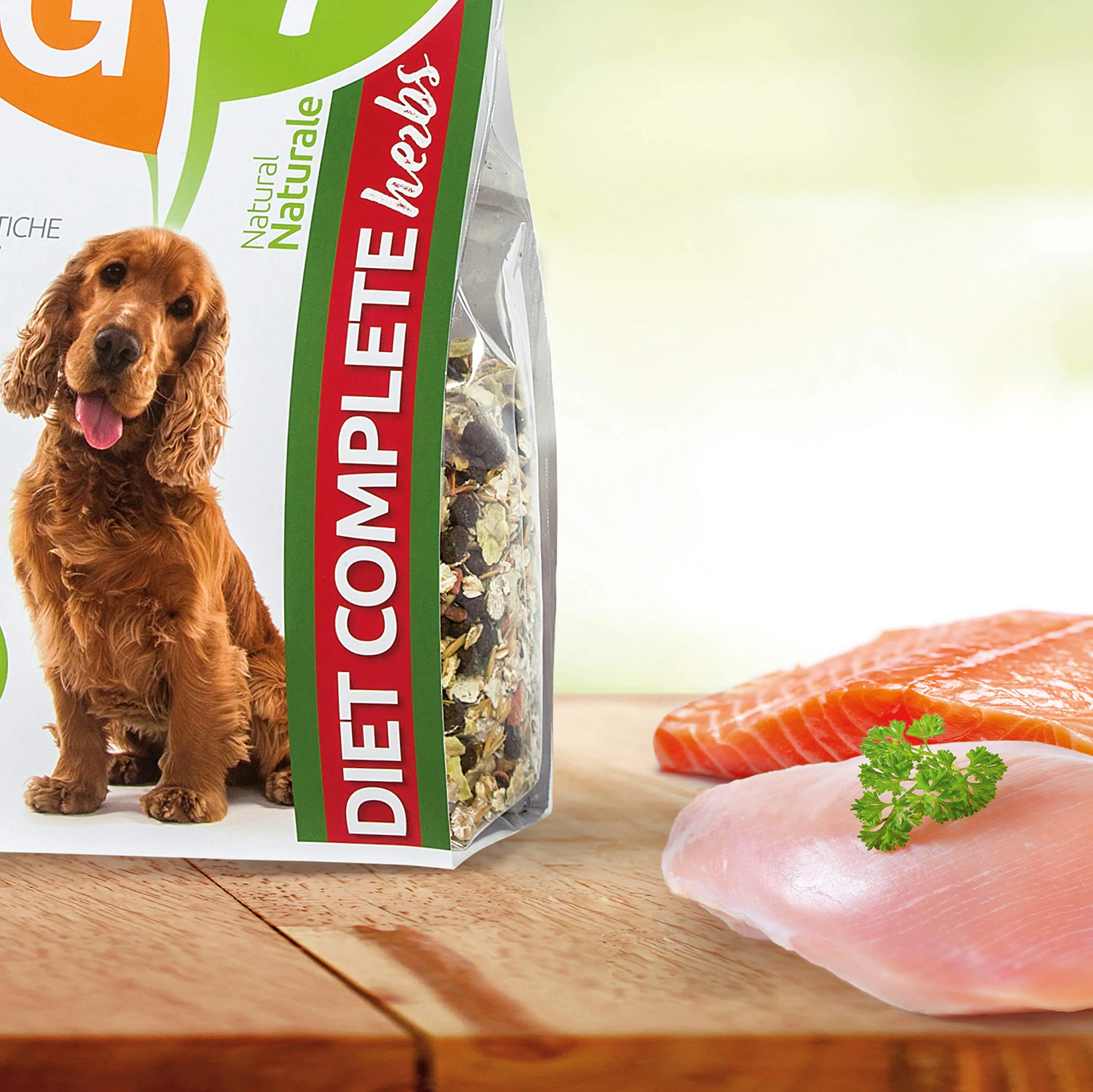 2G Pet Food Diet Complete Herbs Cibo Completo per Cani con proteine animali (pollo e salmone) e erbe aromatiche Naturale e bilanciato Formato 2kg Per tutte le razze e fasce d’età Made in Italy - immagine 5