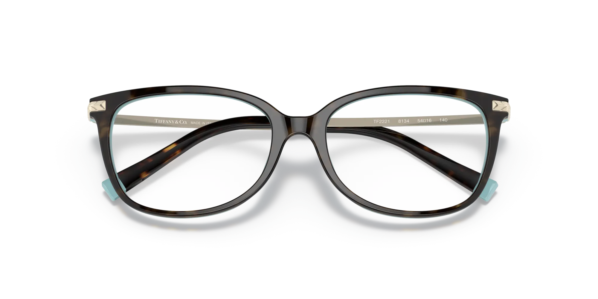 Tiffany TF2221 8134 Montature da vista Acetato Marrone Squadrata Normale - immagine 2
