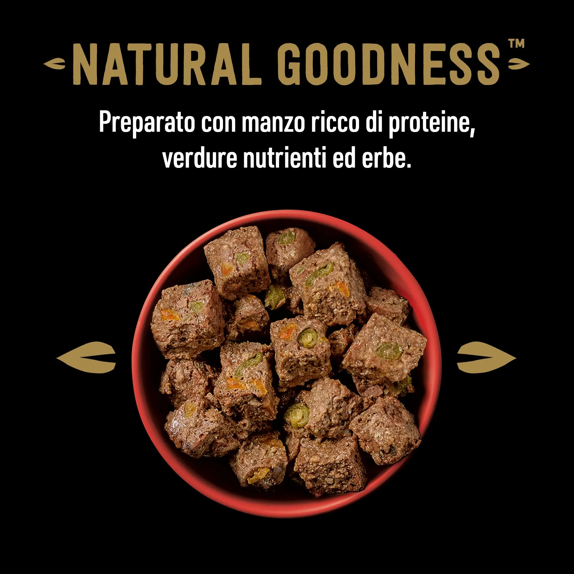 Cesar Natural Goodness Cibo Umido per Cani al Gusto Manzo e Verdure, Ingredienti Naturali, 6 Lattine da 400 g, Totale 2.400g - immagine 3