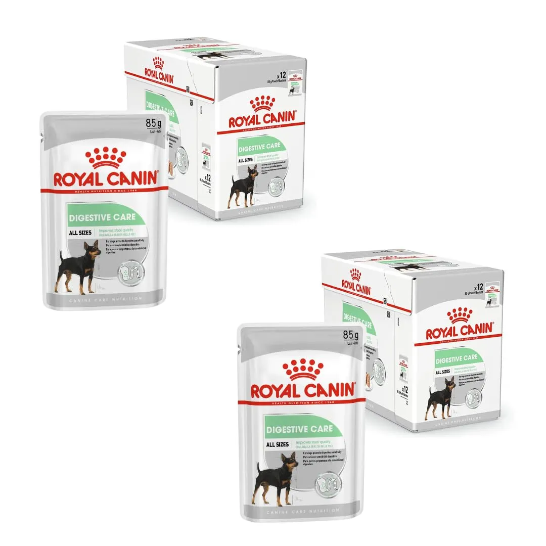 Royal Canin Digestive Care | Confezione Doppia | 2 x 12 x 85 g | Cibo umido per cani adulti | A partire da 10 mesi di età | Adatto a cani con digestione sensibile - immagine 1