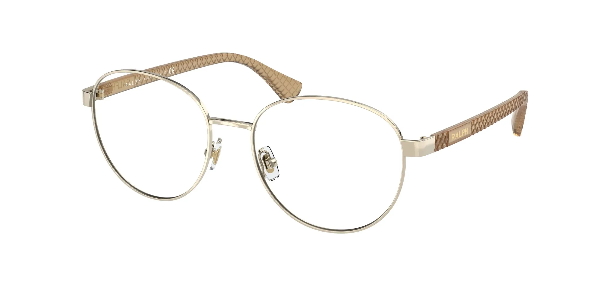 Ralph Lauren RA6050 9116 Montature da vista Metallo Oro Rotonda Normale - immagine 1