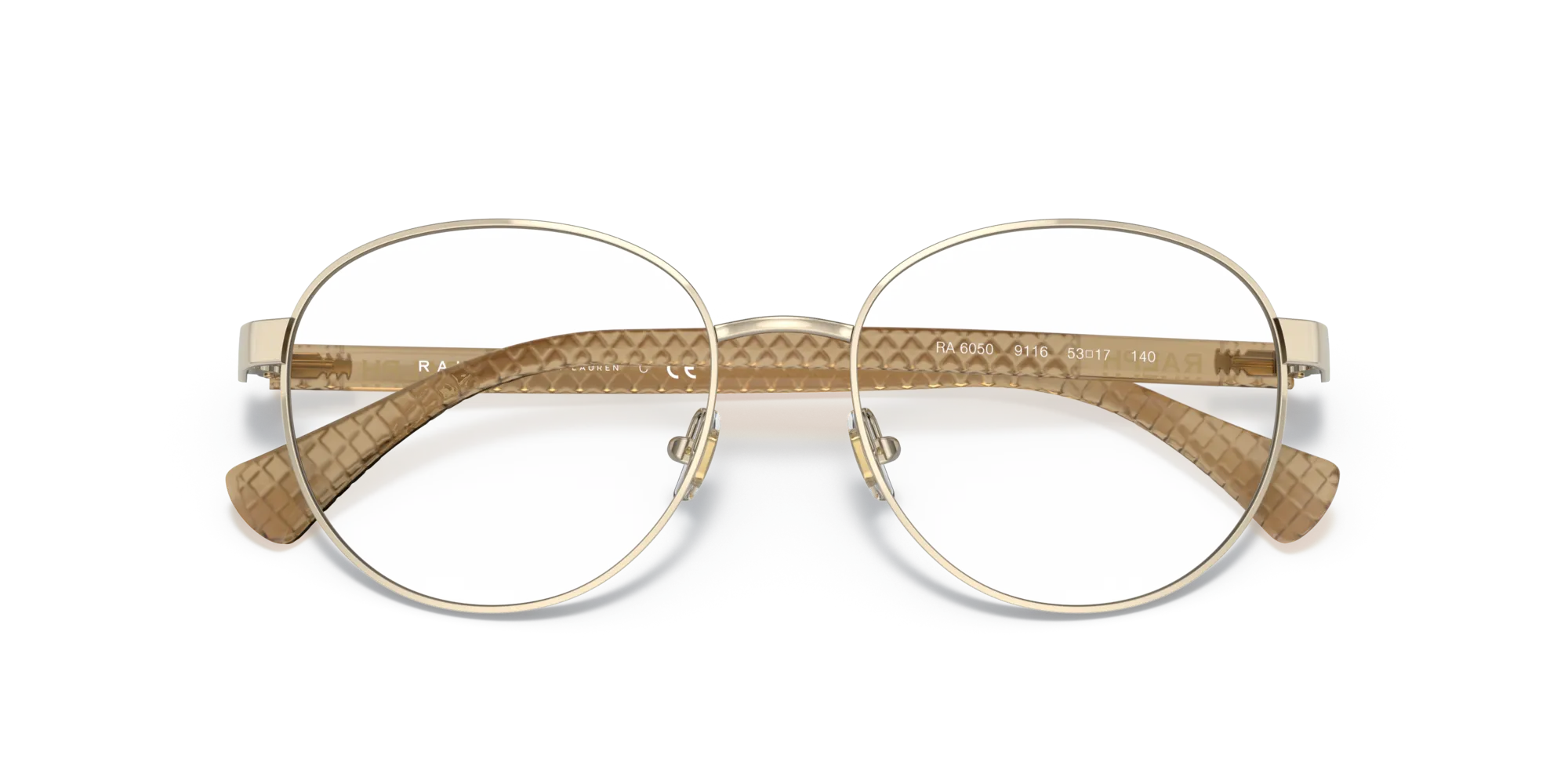 Ralph Lauren RA6050 9116 Montature da vista Metallo Oro Rotonda Normale - immagine 2
