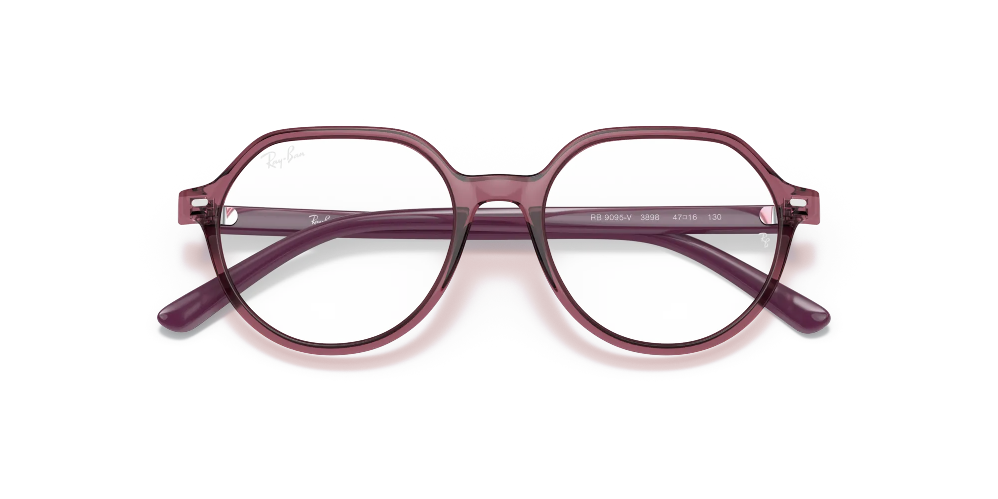 Ray - Ban RY9095V 3898 Montature da vista bambino Plastica Rosa Squadrata - immagine 2