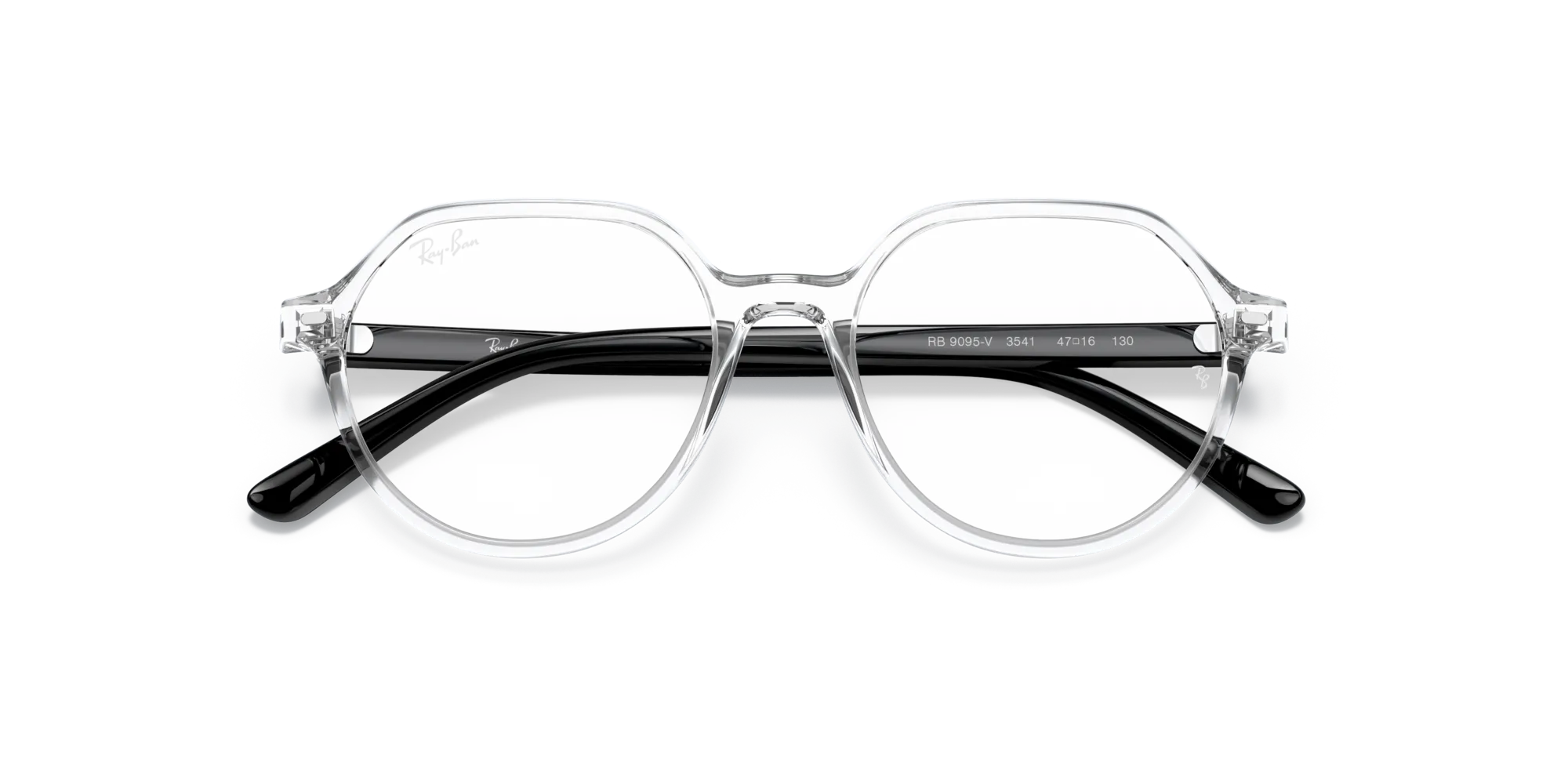 Ray - Ban RY9095V 3541 Montature da vista bambino Plastica Trasparente Squadrata - immagine 2