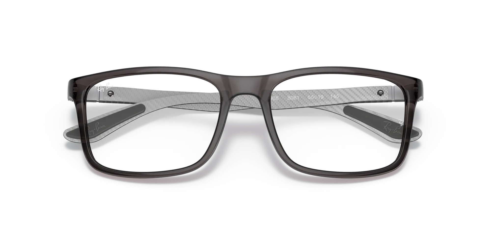 Ray - Ban RX8908 8061 Montature da vista Plastica Grigio Squadrata - immagine 2
