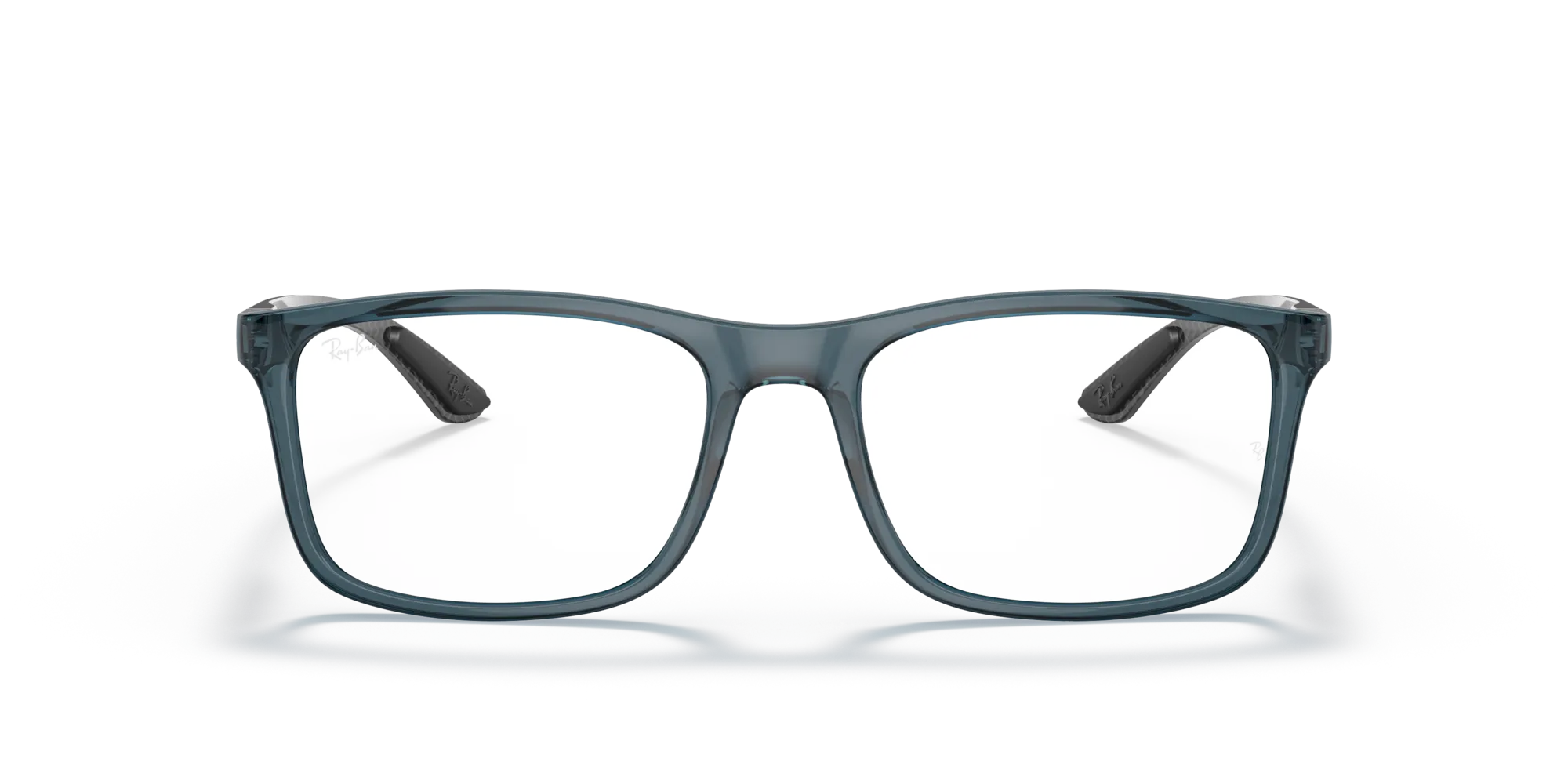 Ray - Ban RX8908 5719 Montature da vista Nylon Blu Trasparente Squadrata Normale - immagine 3