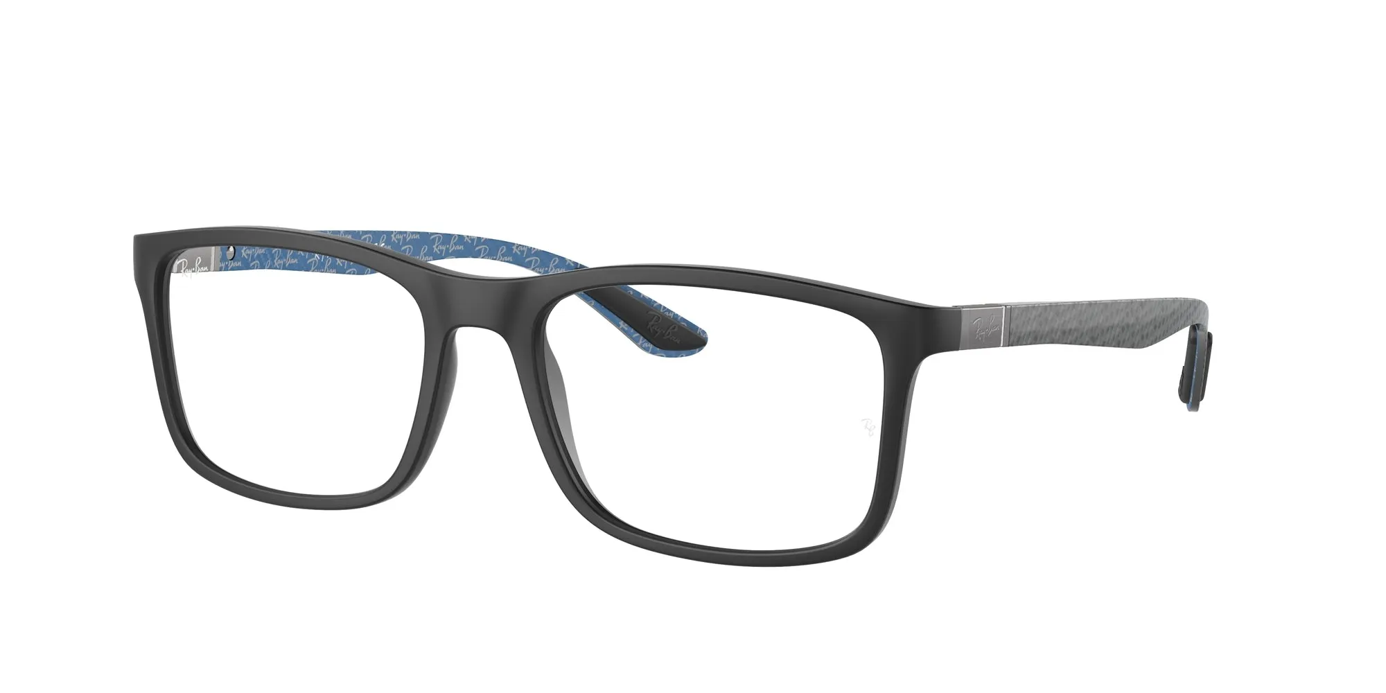 Ray - Ban RX8908 5196 Montature da vista Nylon Nero Trasparente Squadrata Normale - immagine 1