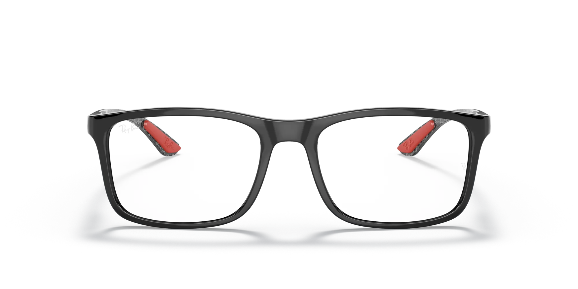 Ray - Ban RX8908 2000 Montature da vista Nylon Nero Trasparente Squadrata Normale - immagine 3