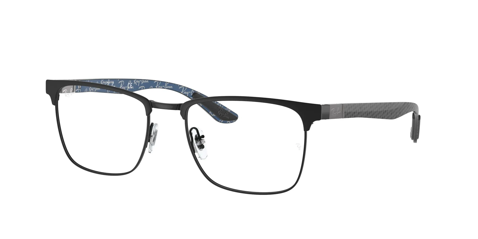 Ray - Ban RX8421 2904 Montature da vista Metallo Nero Trasparente Squadrata Normale - immagine 1