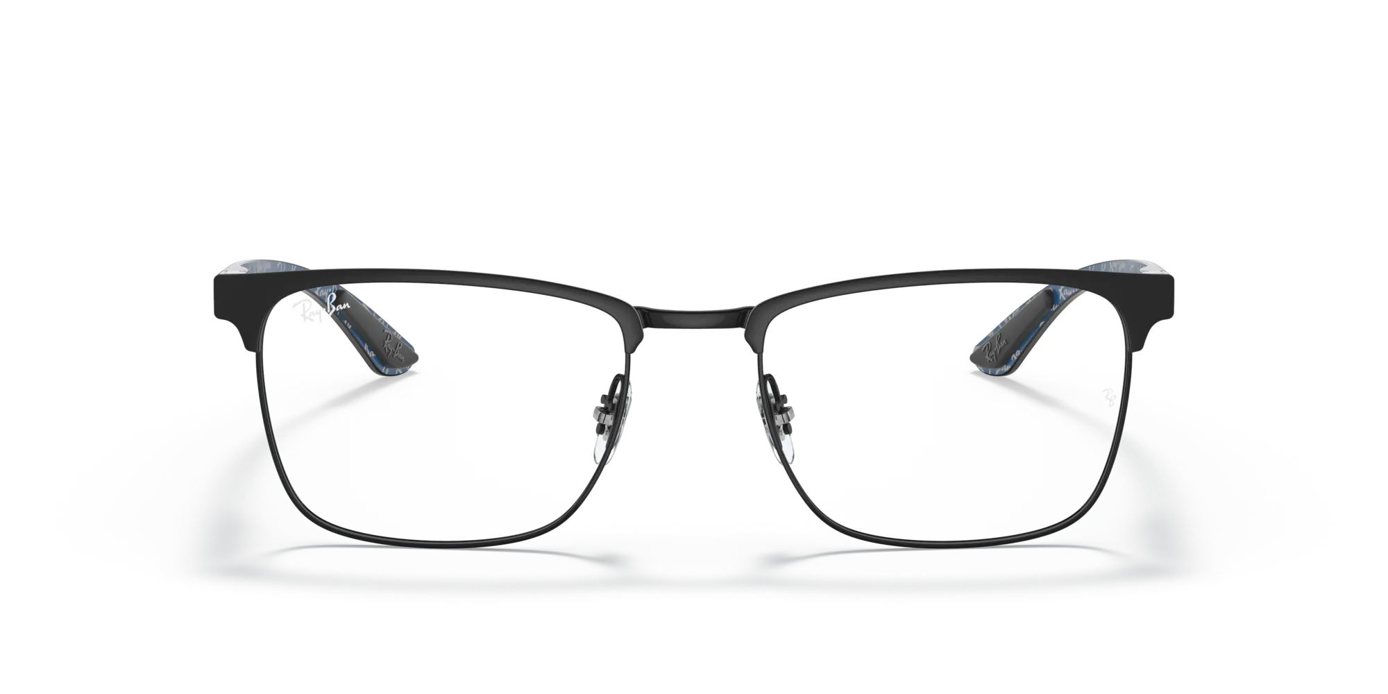 Ray - Ban RX8421 2904 Montature da vista Metallo Nero Trasparente Squadrata Normale - immagine 3