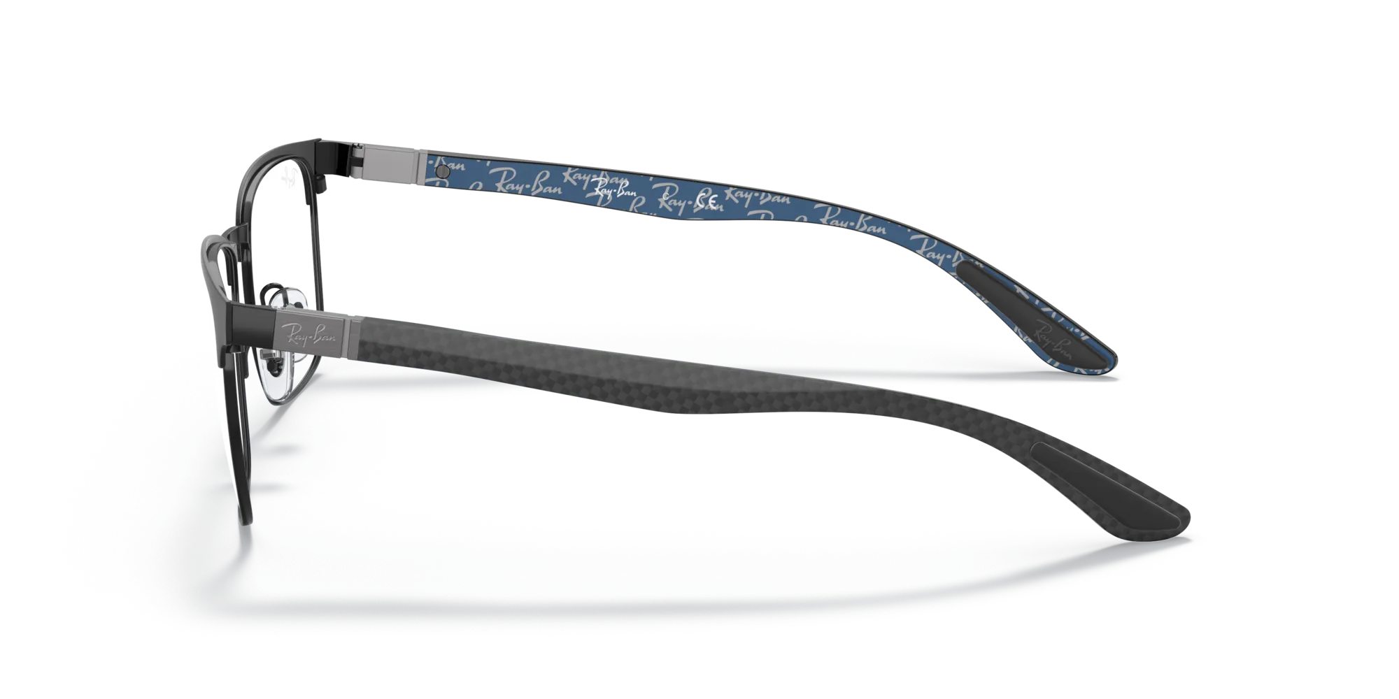 Ray - Ban RX8421 2904 Montature da vista Metallo Nero Trasparente Squadrata Normale - immagine 4