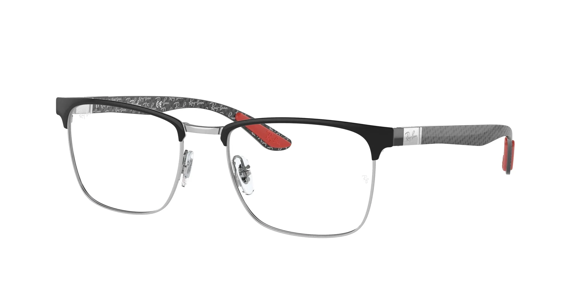 Ray - Ban RX8421 2861 Montature da vista Metallo Nero Trasparente Squadrata Normale - immagine 1