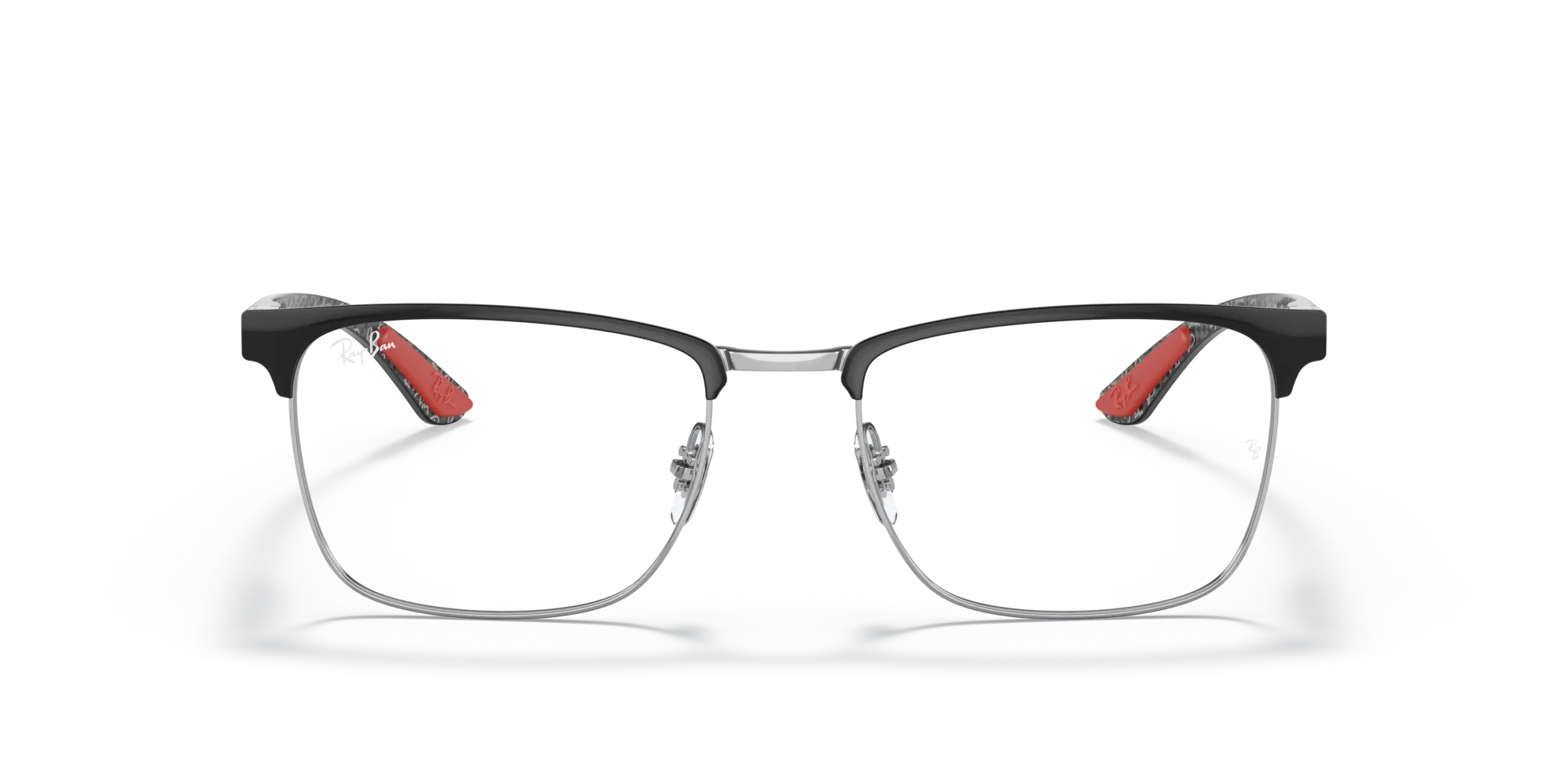 Ray - Ban RX8421 2861 Montature da vista Metallo Nero Trasparente Squadrata Normale - immagine 3