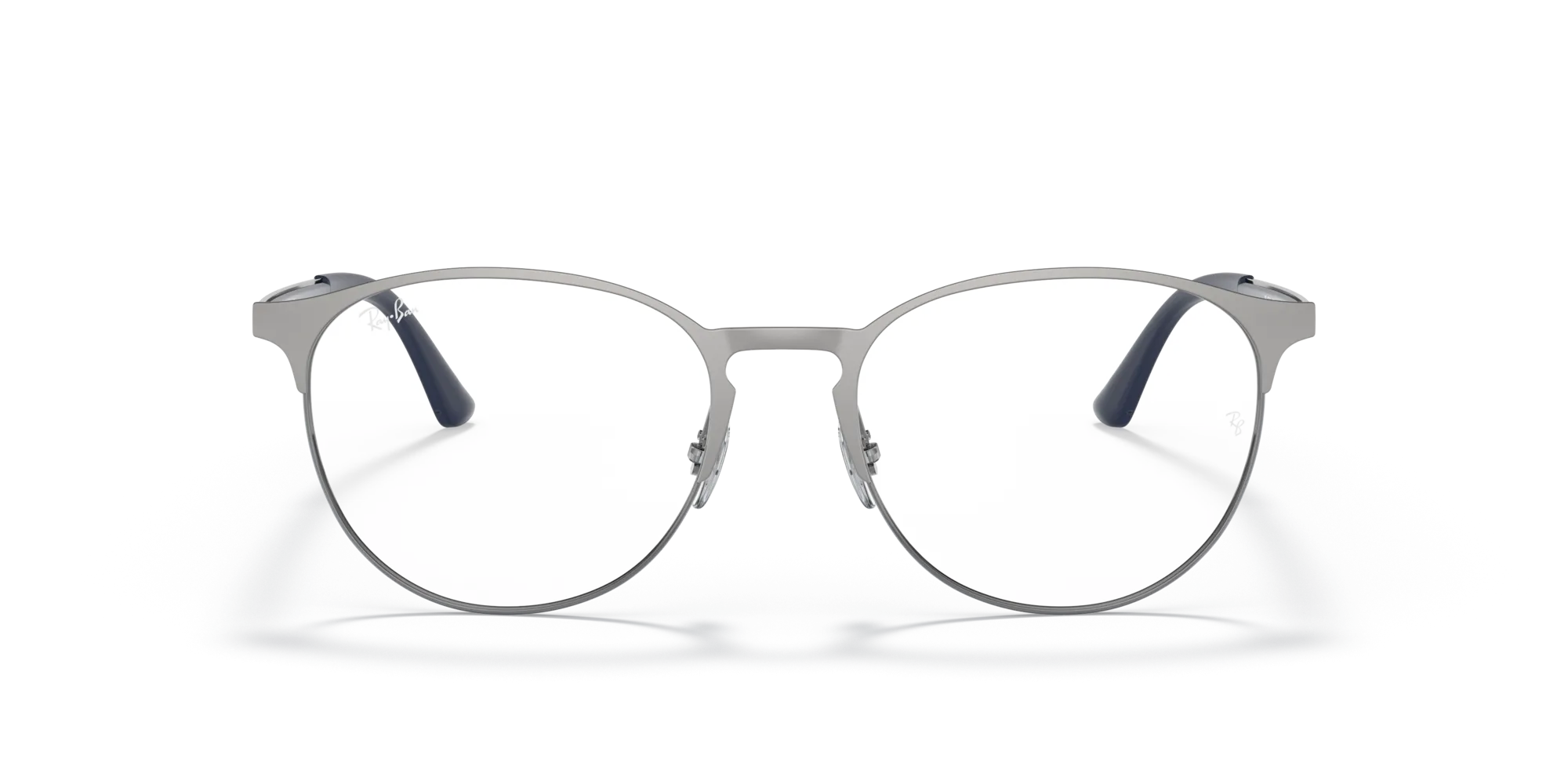 Ray - Ban RX6375 3135 Montature da vista Metallo Grigio Trasparente Pantos Normale - immagine 3