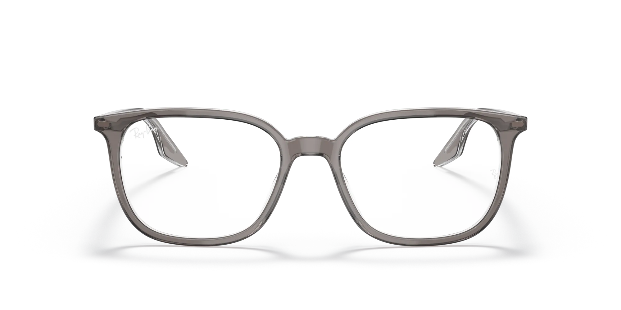 Ray - Ban RX5406 8111 Montature da vista Acetato Grigio Trasparente Squadrata Normale - immagine 3