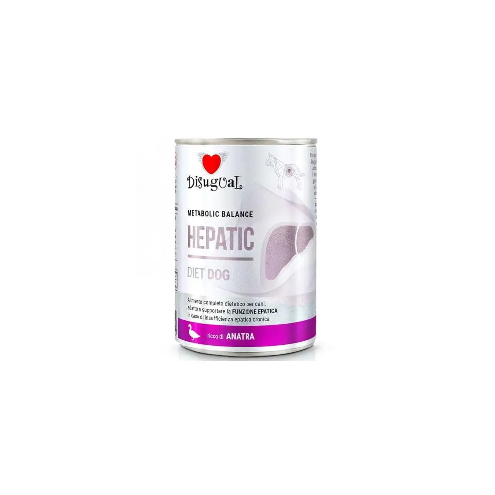 Disugual Dieta Cibo umido per cani, 6 x 400 g (anatra epatica) - immagine 1