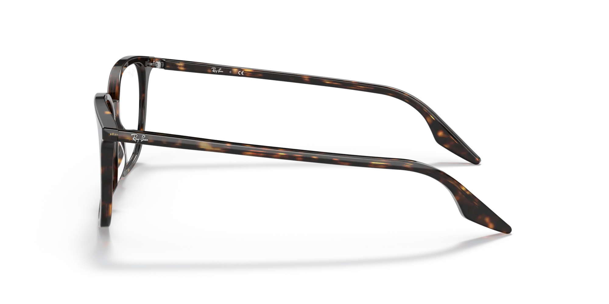 Ray - Ban RX5406 2012 Montature da vista Acetato Tartaruga Trasparente Squadrata Normale - immagine 4
