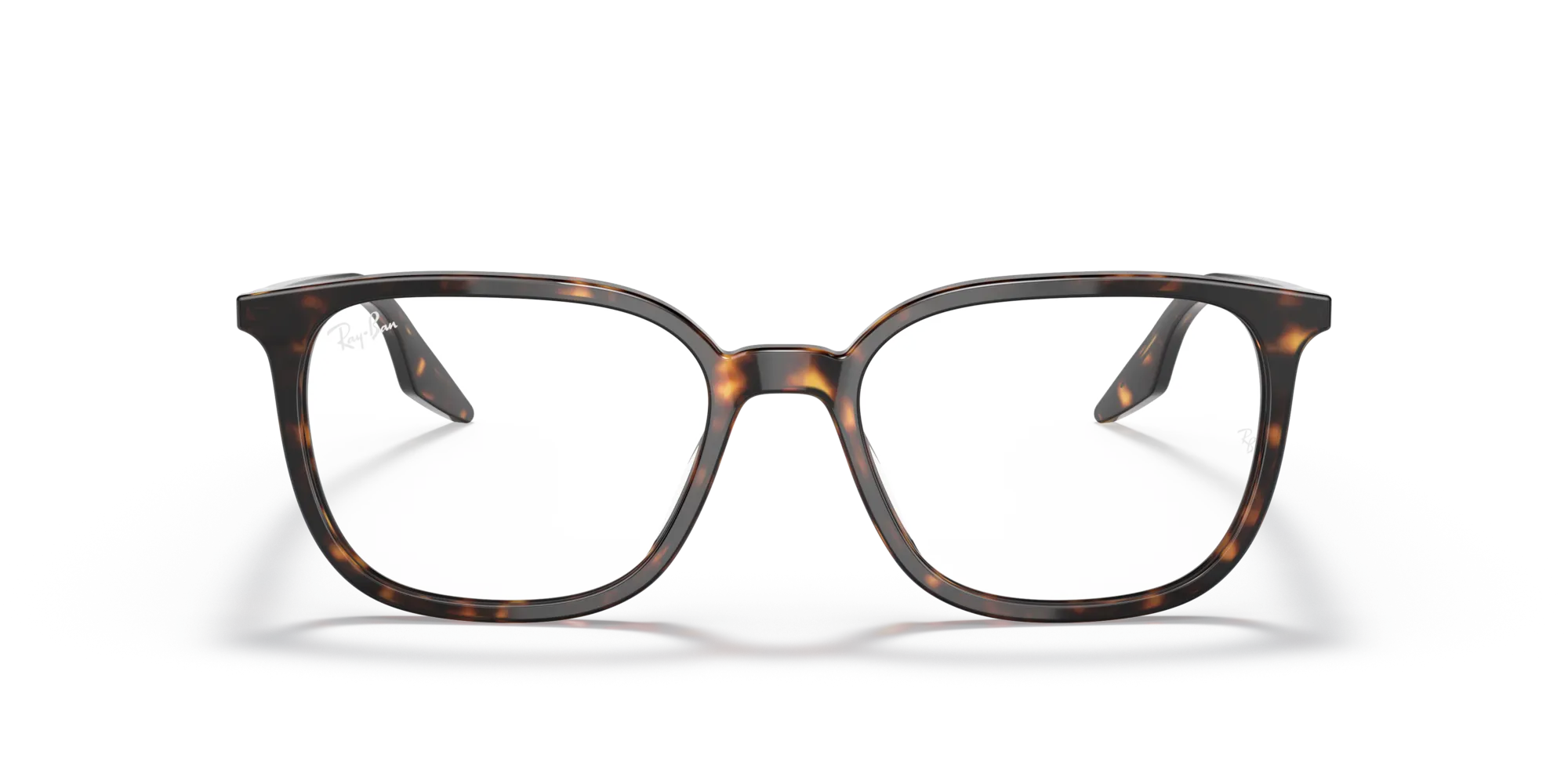 Ray - Ban RX5406 2012 Montature da vista Acetato Tartaruga Trasparente Squadrata Normale - immagine 3