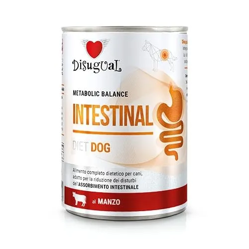 Dissugual Cibo umido per cani con intestino di manzo 6 x 400 g - immagine 1