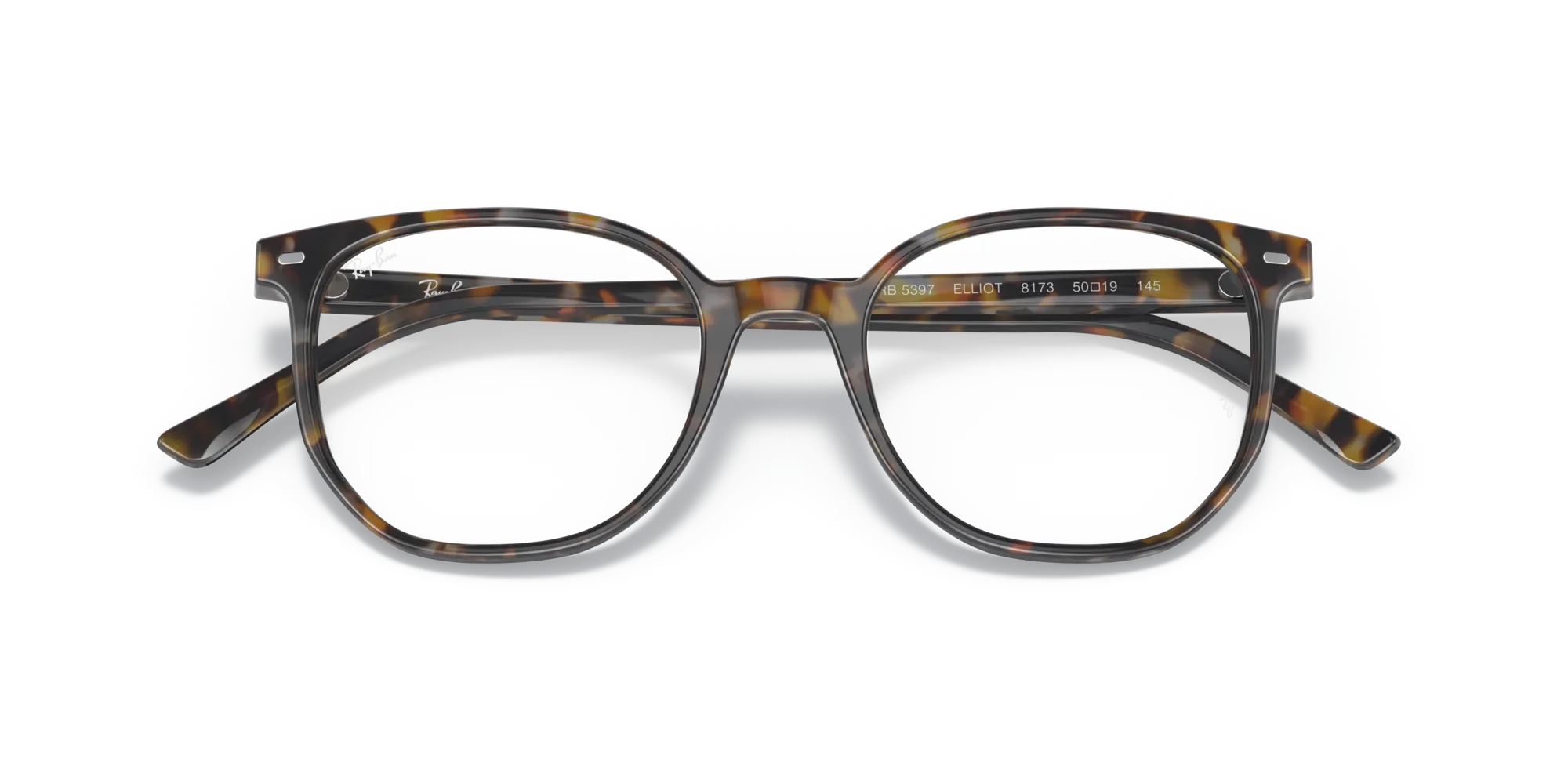 Ray - Ban RX5397 ELLIOT 8173 Montature da vista Acetato Marrone Geometrica Normale - immagine 2