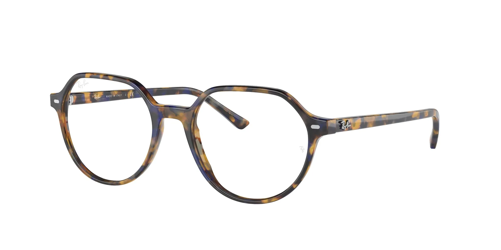 Ray - Ban RX5395 THALIA 8174 Montature da vista Acetato Tartaruga Trasparente Rotonda Normale - immagine 1