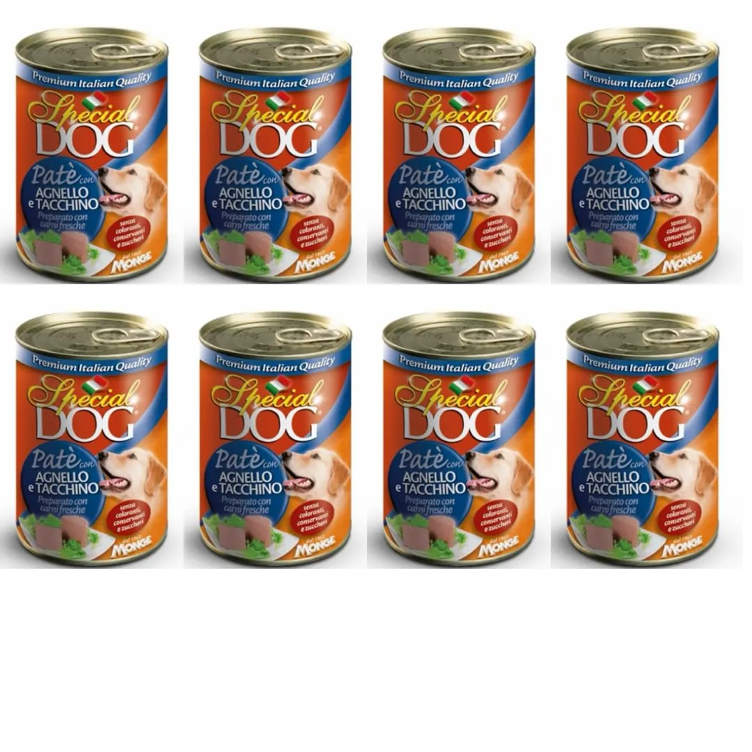 MONGE SPECIAL DOG PATÉ DA 400 GR. CANE ADULTO - CIBO PER CANI - (Gusto, 8X) - immagine 7