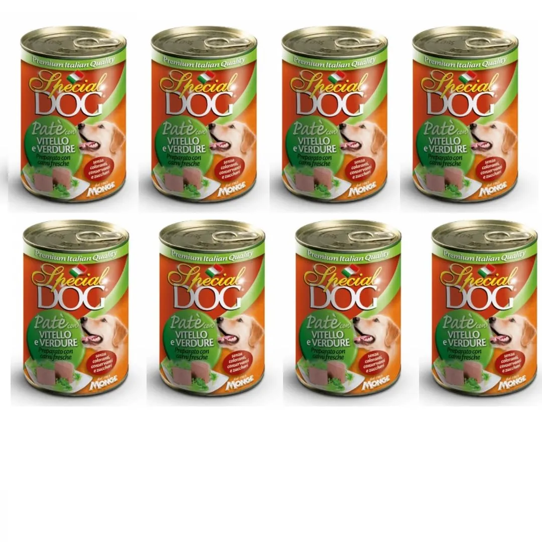 MONGE SPECIAL DOG PATÉ DA 400 GR. CANE ADULTO - CIBO PER CANI - (Gusto, 8X) - immagine 9