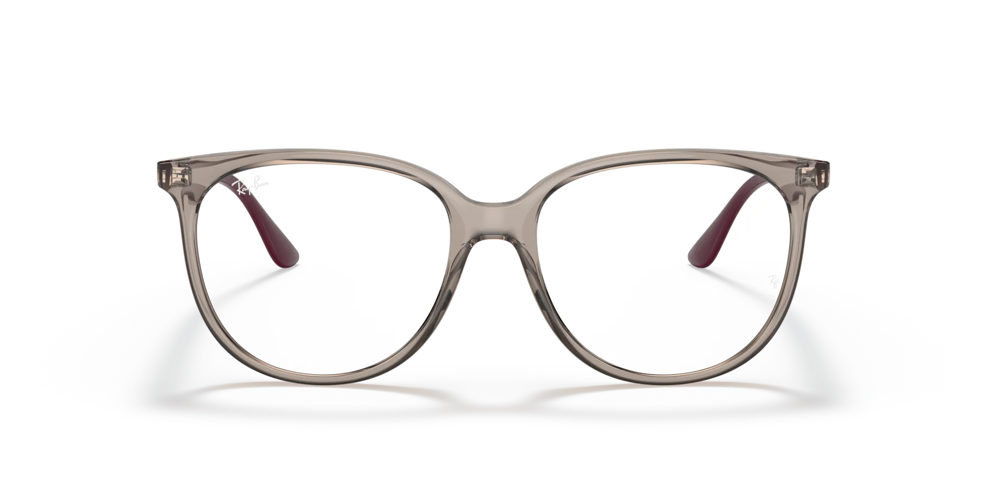 Ray - Ban RX4378V 8083 Montature da vista Iniettato Grigio Trasparente Squadrata Normale - immagine 3