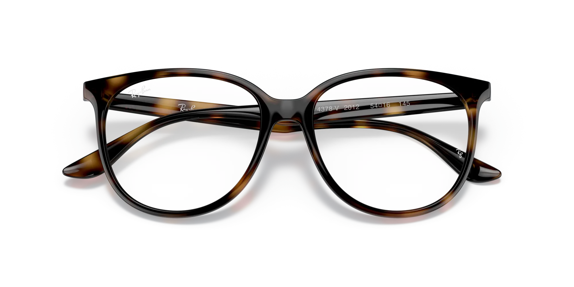 Ray - Ban RX4378V 2012 Montature da vista Iniettato Tartaruga Trasparente Squadrata Normale - immagine 2