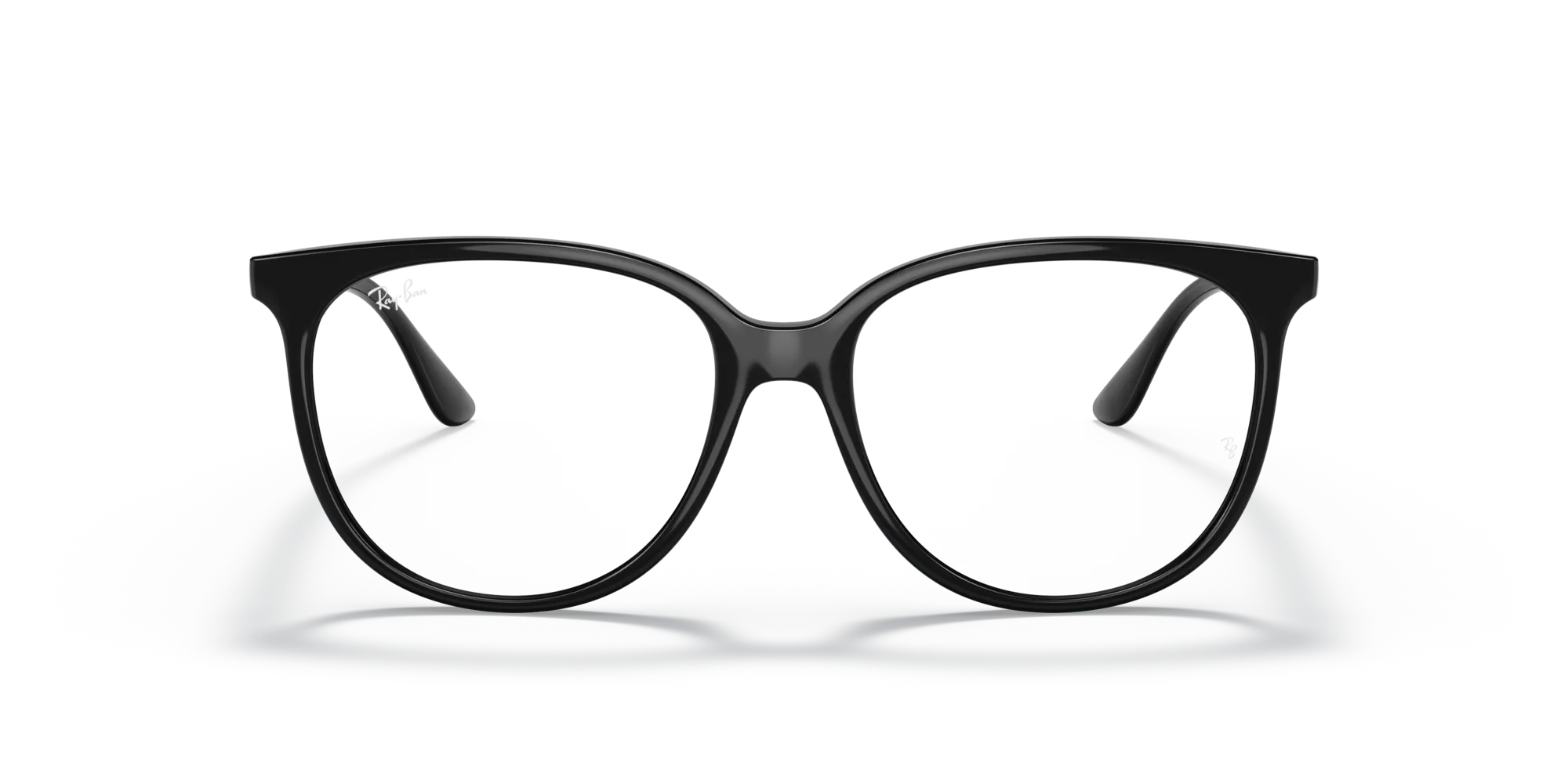 Ray - Ban RX4378V 2000 Montature da vista Iniettato Nero Trasparente Squadrata Normale - immagine 3