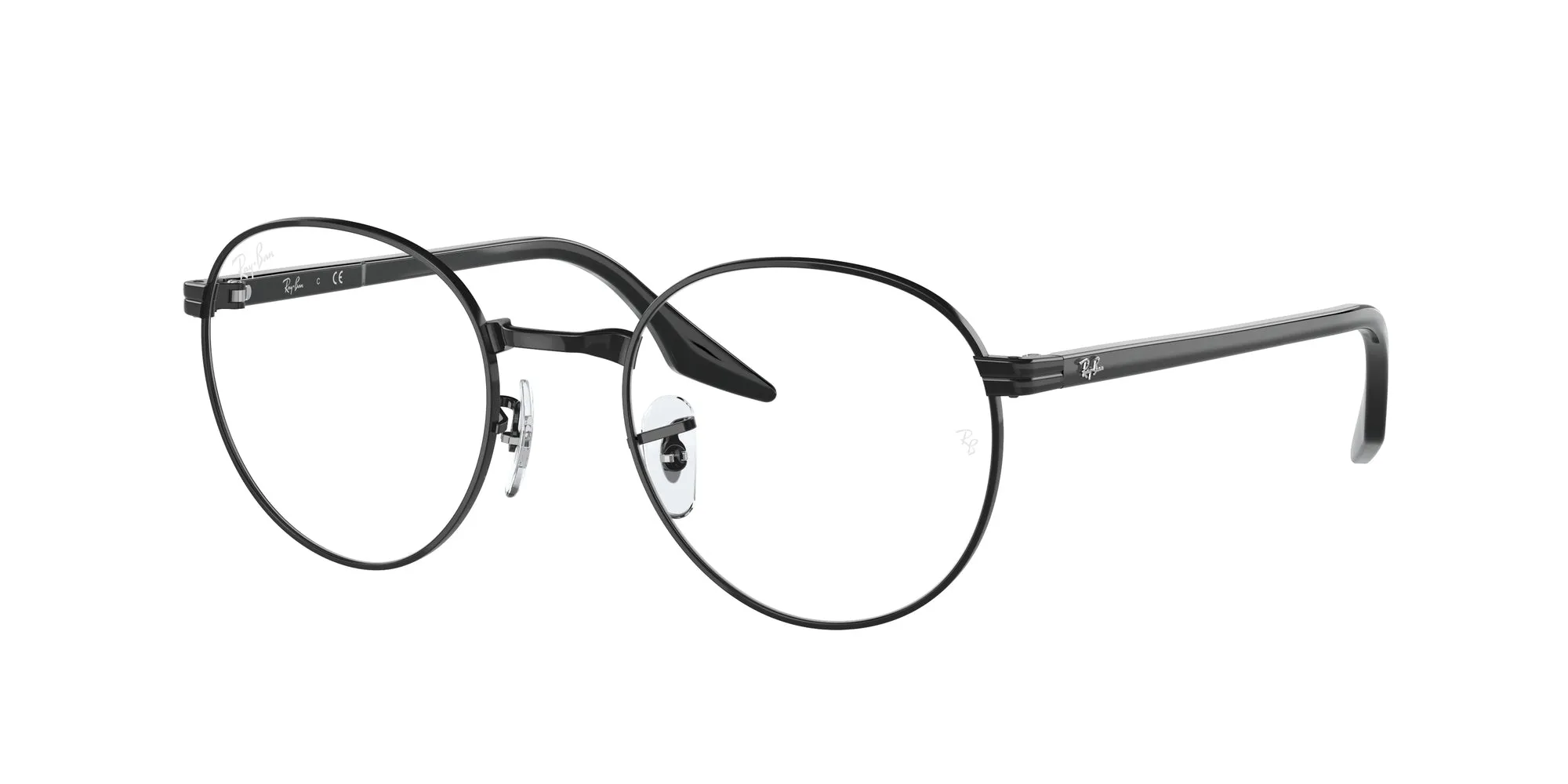 Ray - Ban RX3691V 2509 Montature da vista Metallo Nero Trasparente Pantos Normale - immagine 1