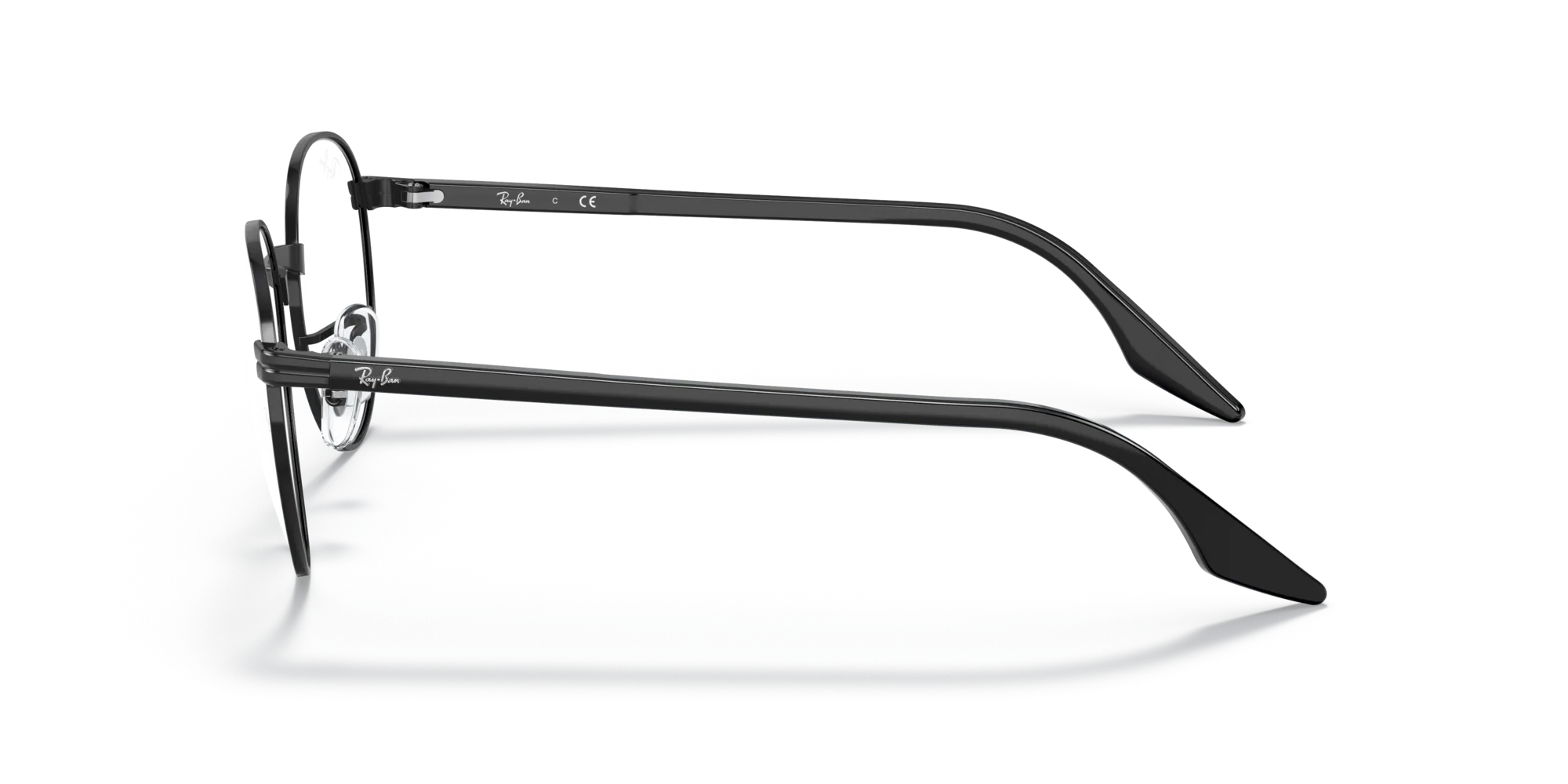Ray - Ban RX3691V 2509 Montature da vista Metallo Nero Trasparente Pantos Normale - immagine 4