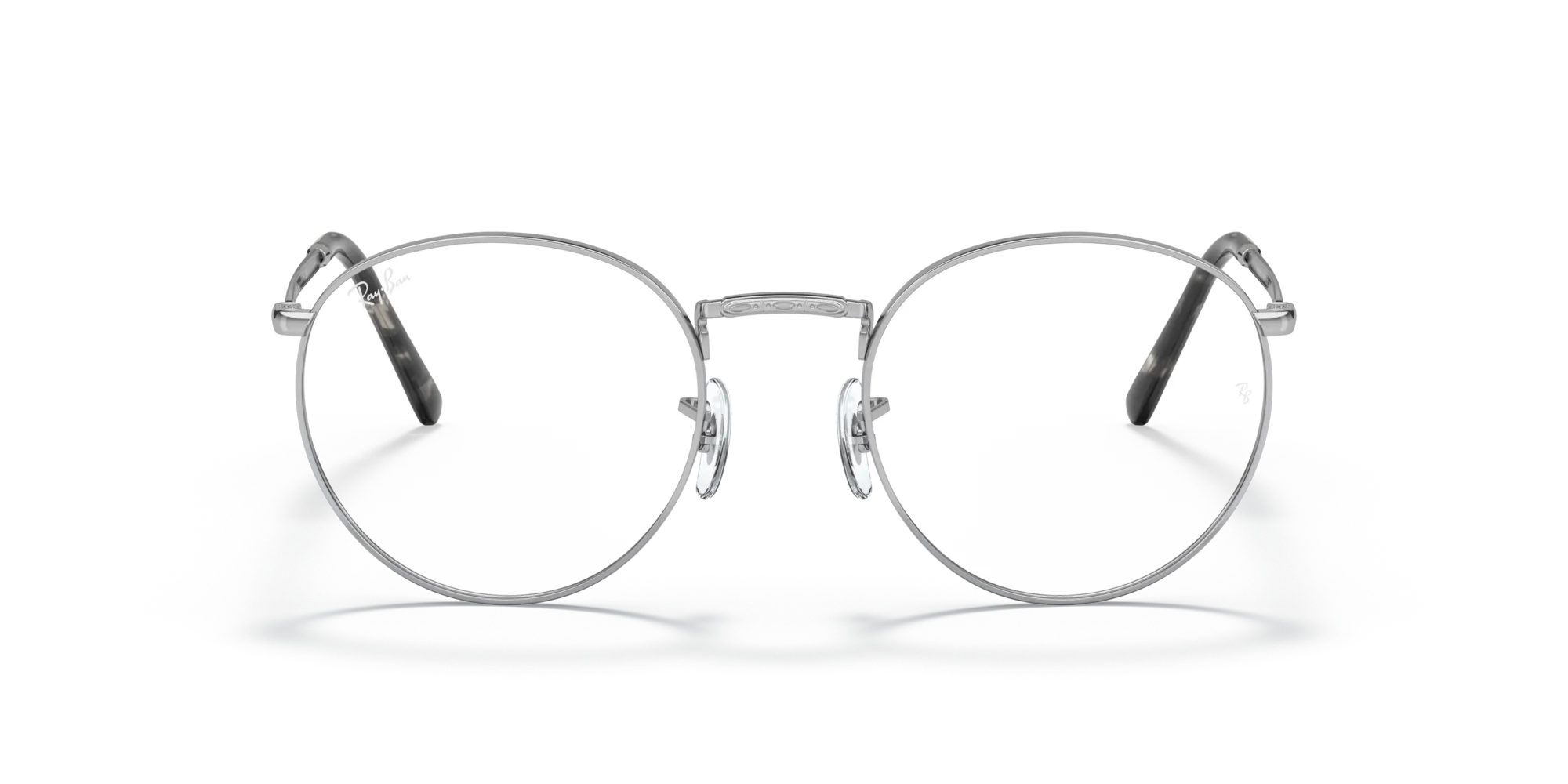 Ray - Ban RX3637V NEW ROUND 2501 Montature da vista Metallo Argento Trasparente Pantos Normale - immagine 3