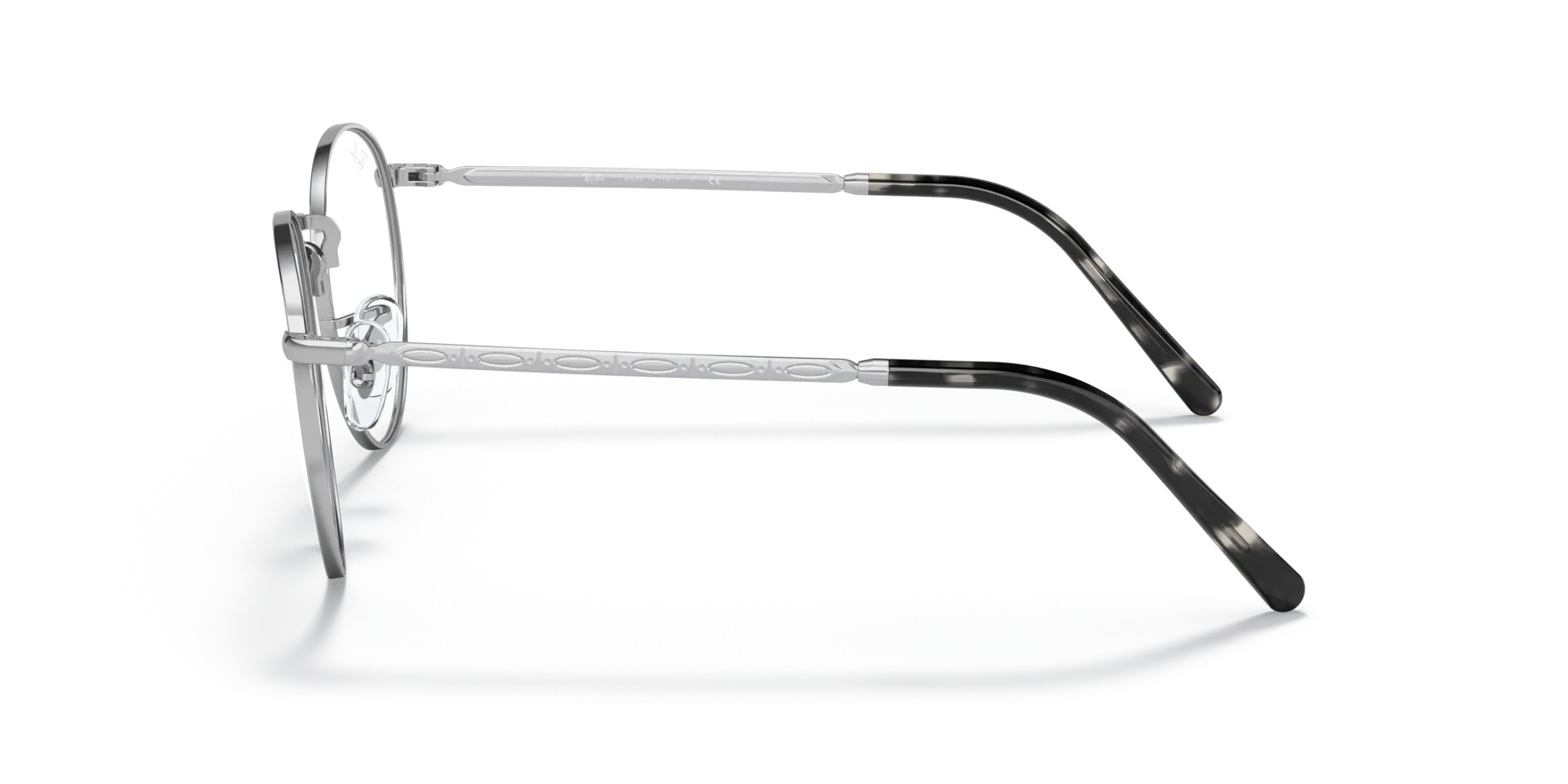 Ray - Ban RX3637V NEW ROUND 2501 Montature da vista Metallo Argento Trasparente Pantos Normale - immagine 4