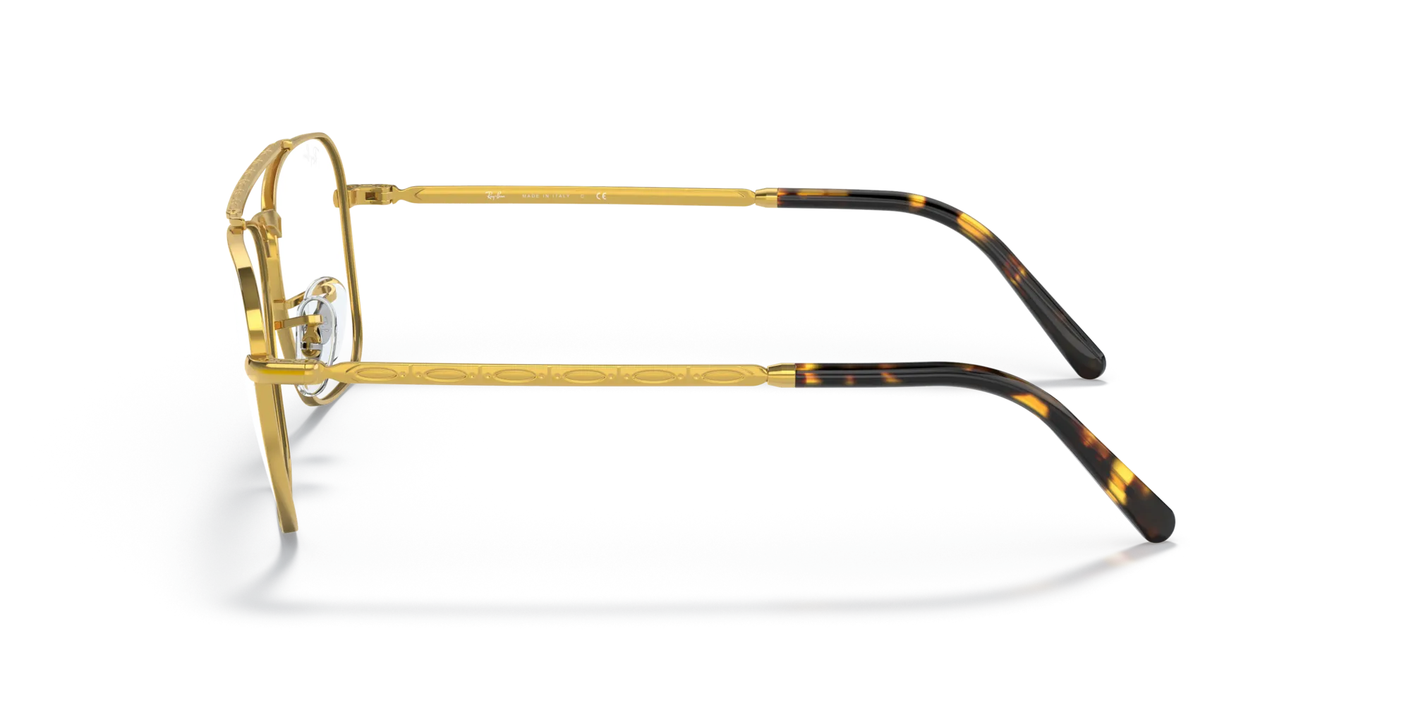 Ray - Ban RX3636V NEW CARAVAN 3086 Montature da vista Metallo Oro Trasparente Squadrata Normale - immagine 4