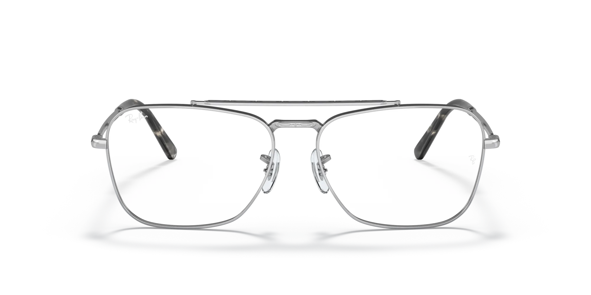 Ray - Ban RX3636V NEW CARAVAN 2501 Montature da vista Metallo Argento Trasparente Squadrata Normale - immagine 3