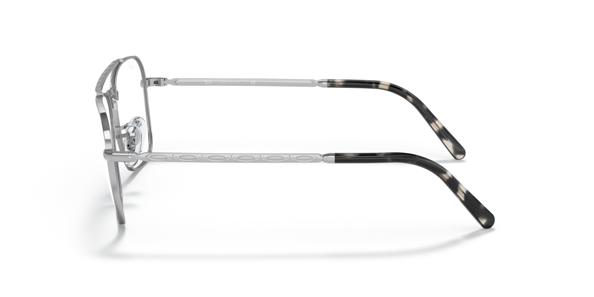 Ray - Ban RX3636V NEW CARAVAN 2501 Montature da vista Metallo Argento Trasparente Squadrata Normale - immagine 4
