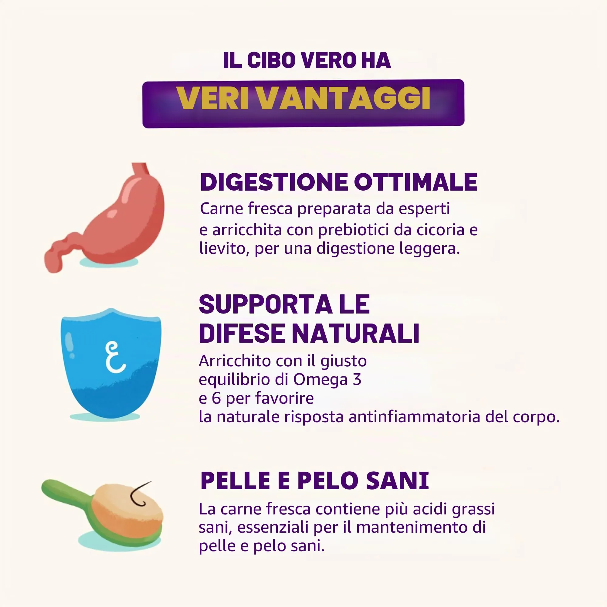 Edgard Cooper Cibo umido per cani (agnello e manzo, 800 g x 6), cibo per cani bagnato 800 g senza cereali, ingredienti naturali e carne fresca, pieno di aminoacidi essenziali - immagine 2