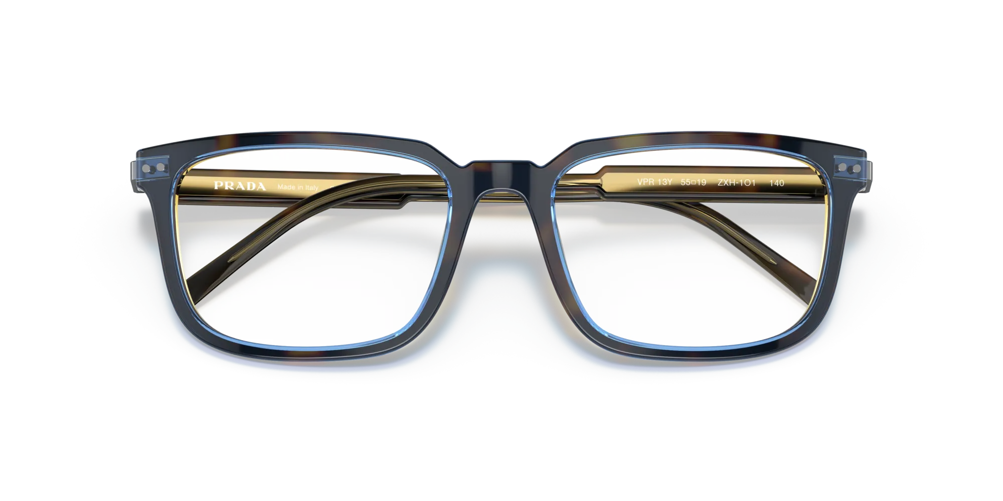 Prada PR 13YV ZXH1O1 Montature da vista Plastica Havana Squadrata - immagine 2